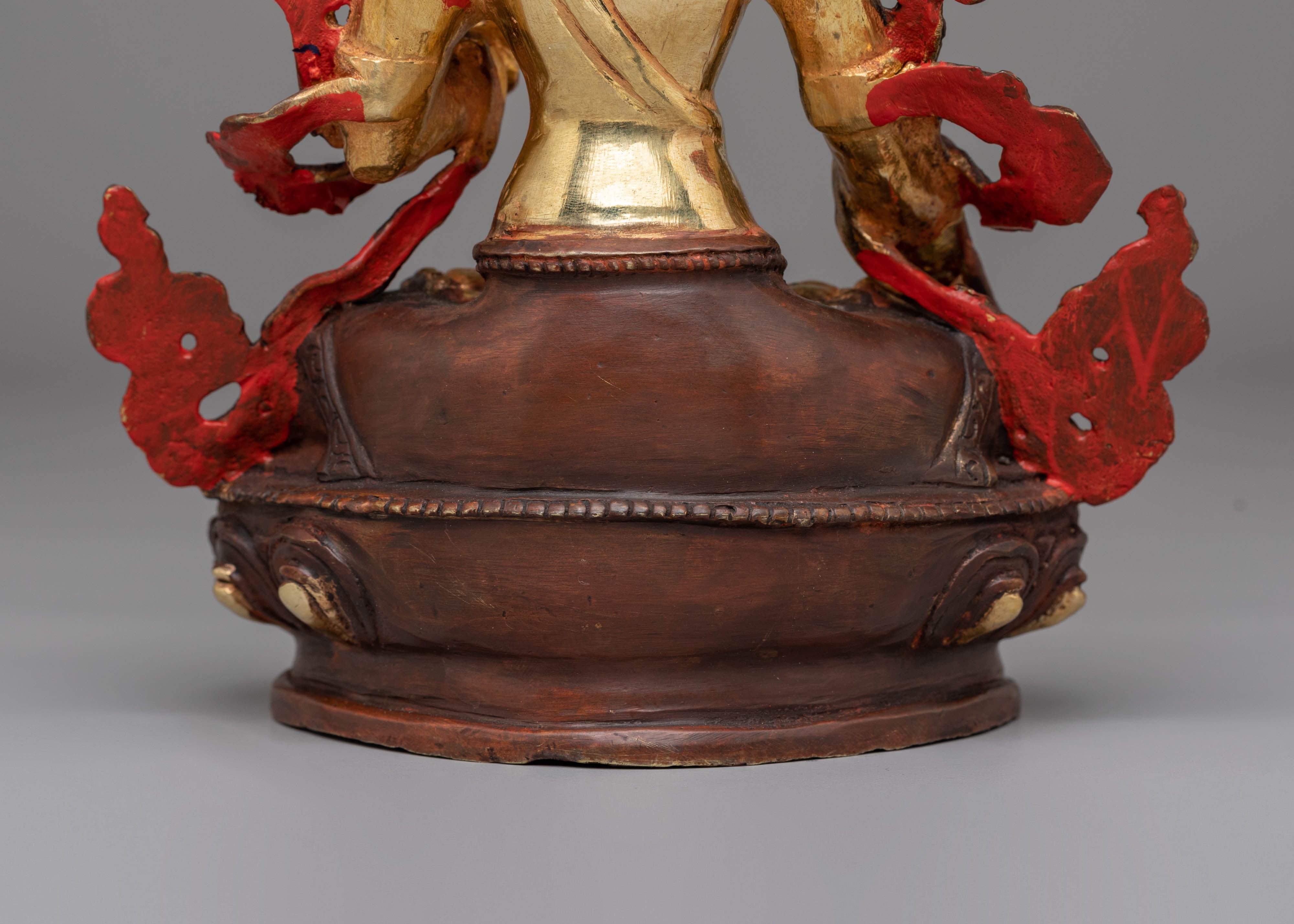 White Tara Handcrafted Tibetan Statue | Spiritual Decor for Meditation