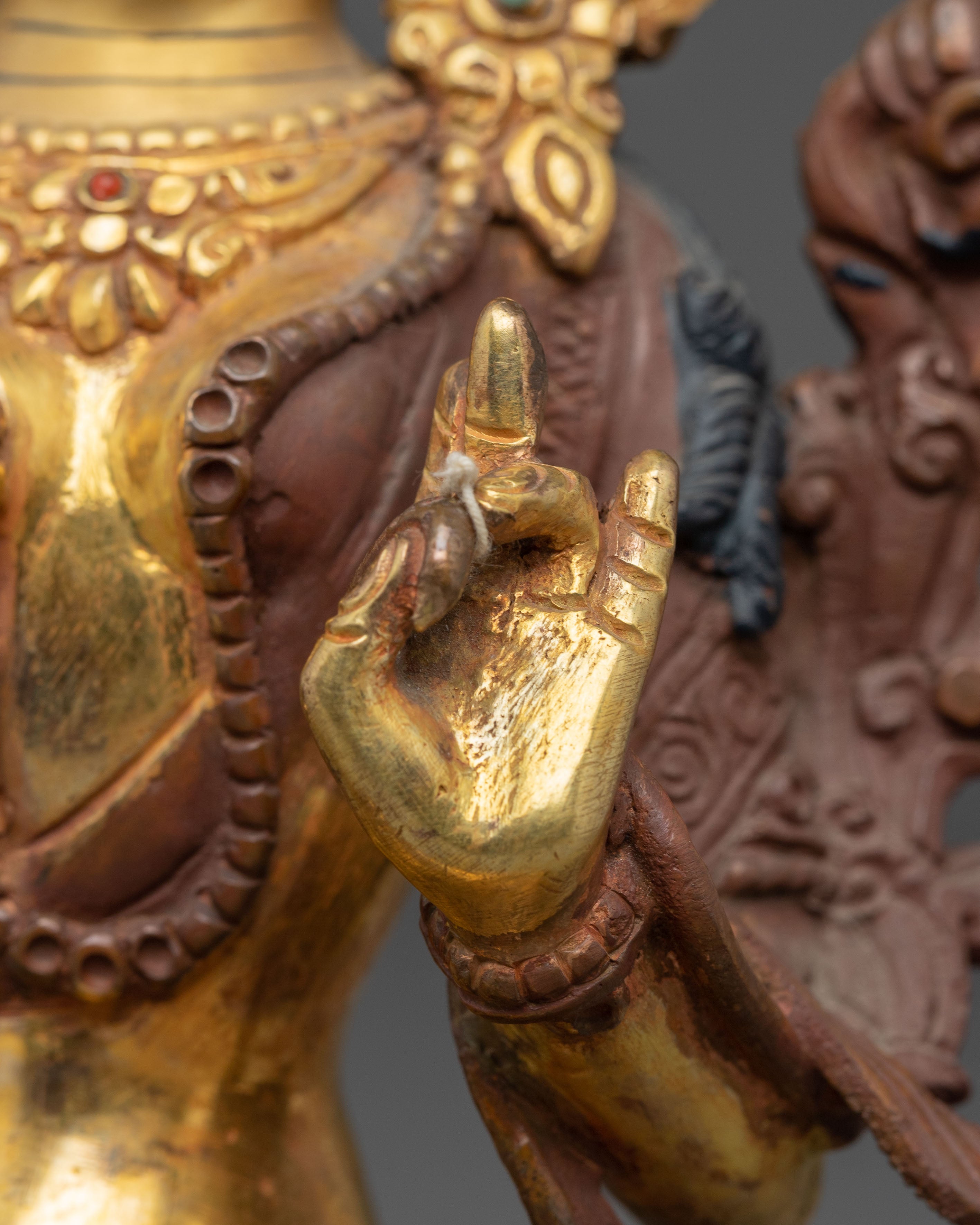 Green Tara Divine Figurine | Tibetan Artwork