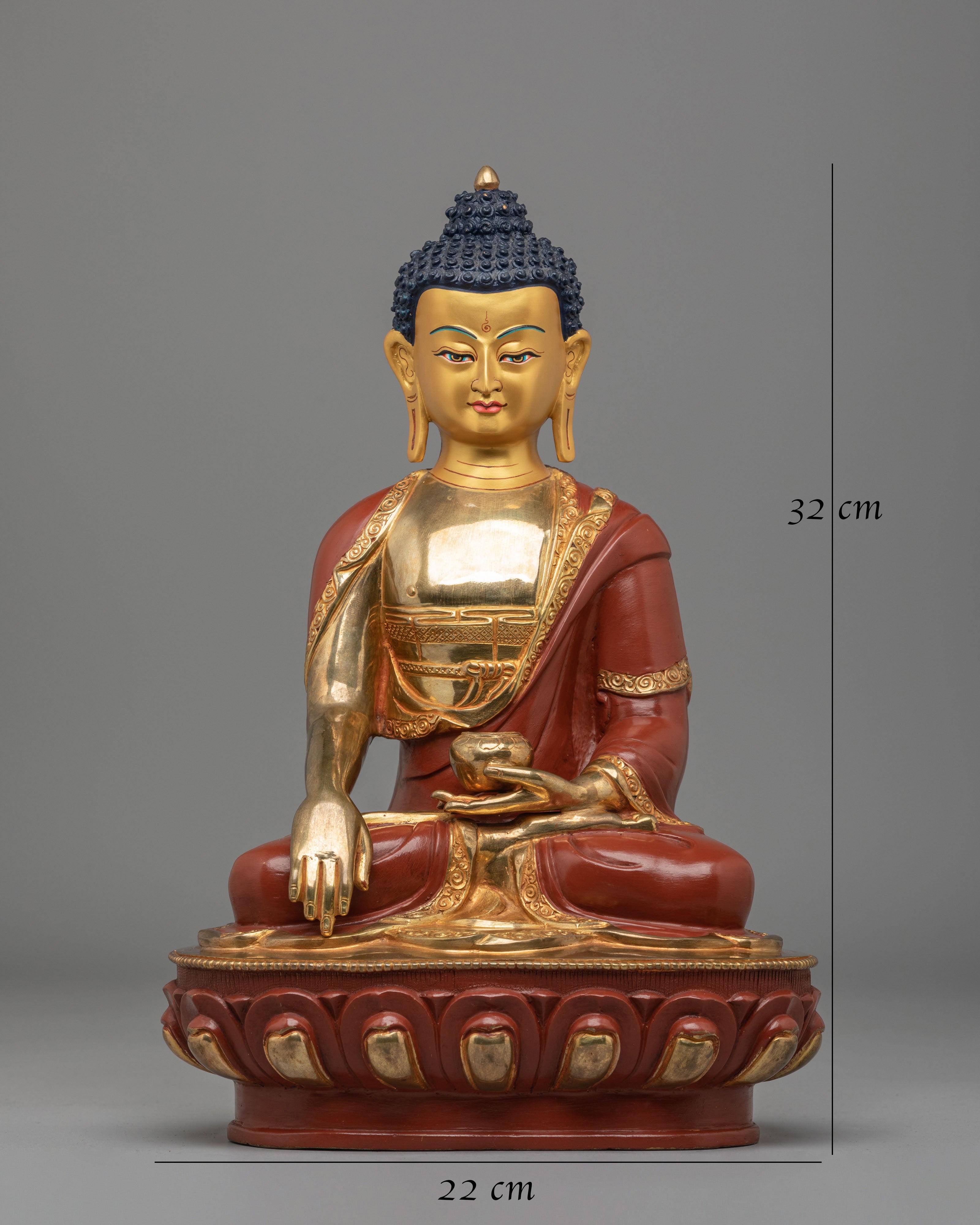 Handmade Altar Buddha Shakyamuni Statue | Buddha of Enlightenment