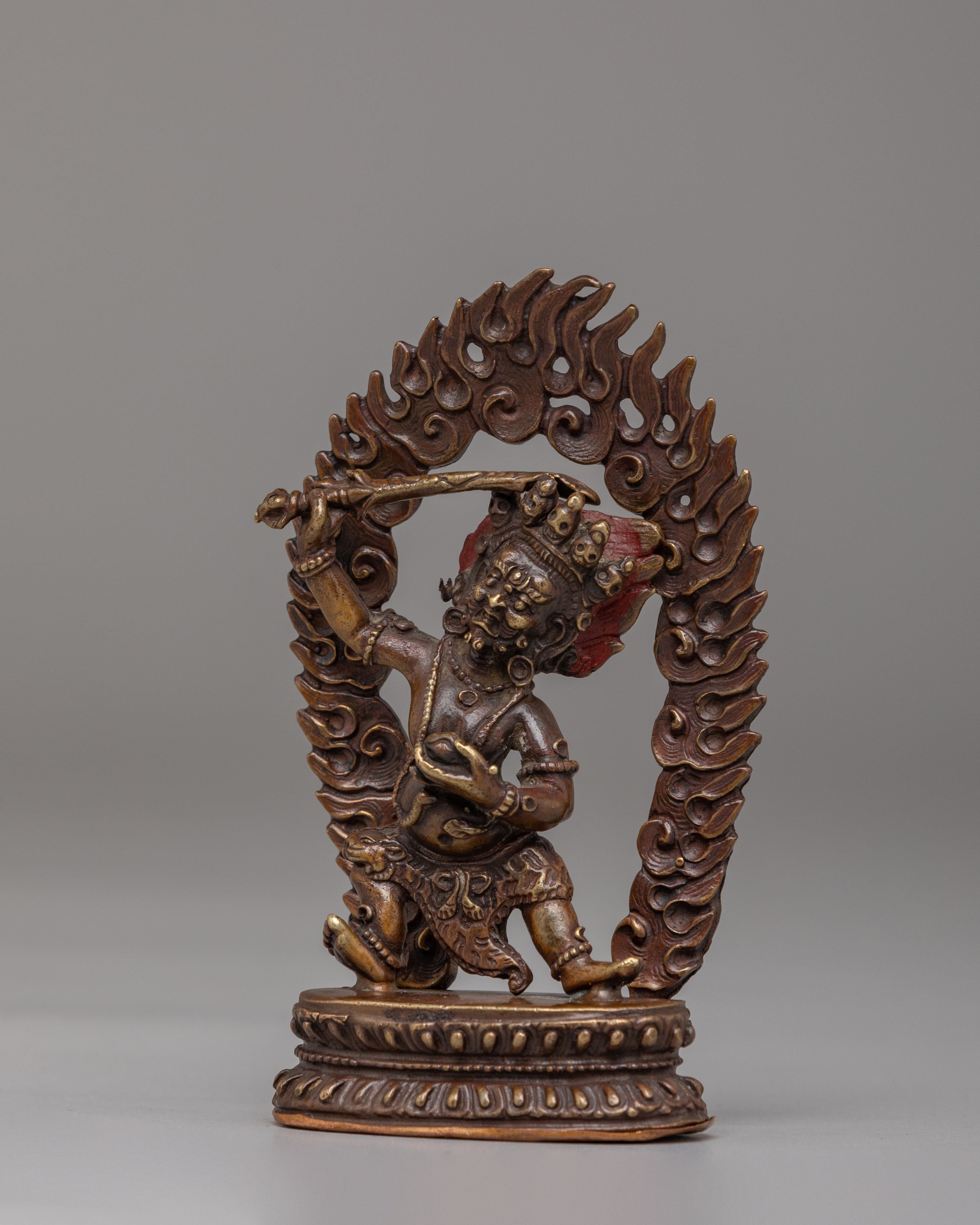 Machinemade Ritual Black Manjushri Statue | A Symbol of Enlightenment