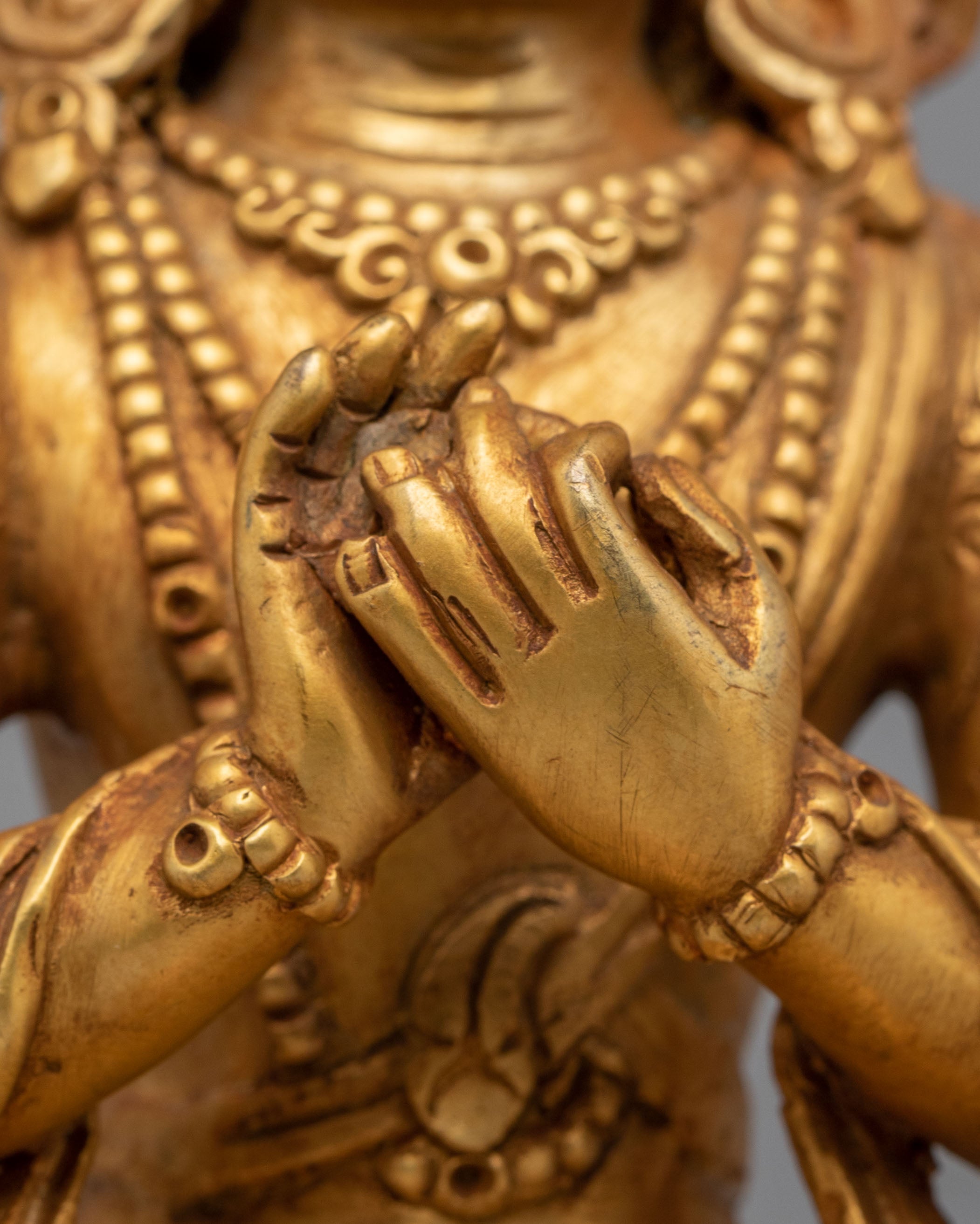 Buddhist Maitreya Buddha Sculpture | Sacred Future Buddha Sculpture
