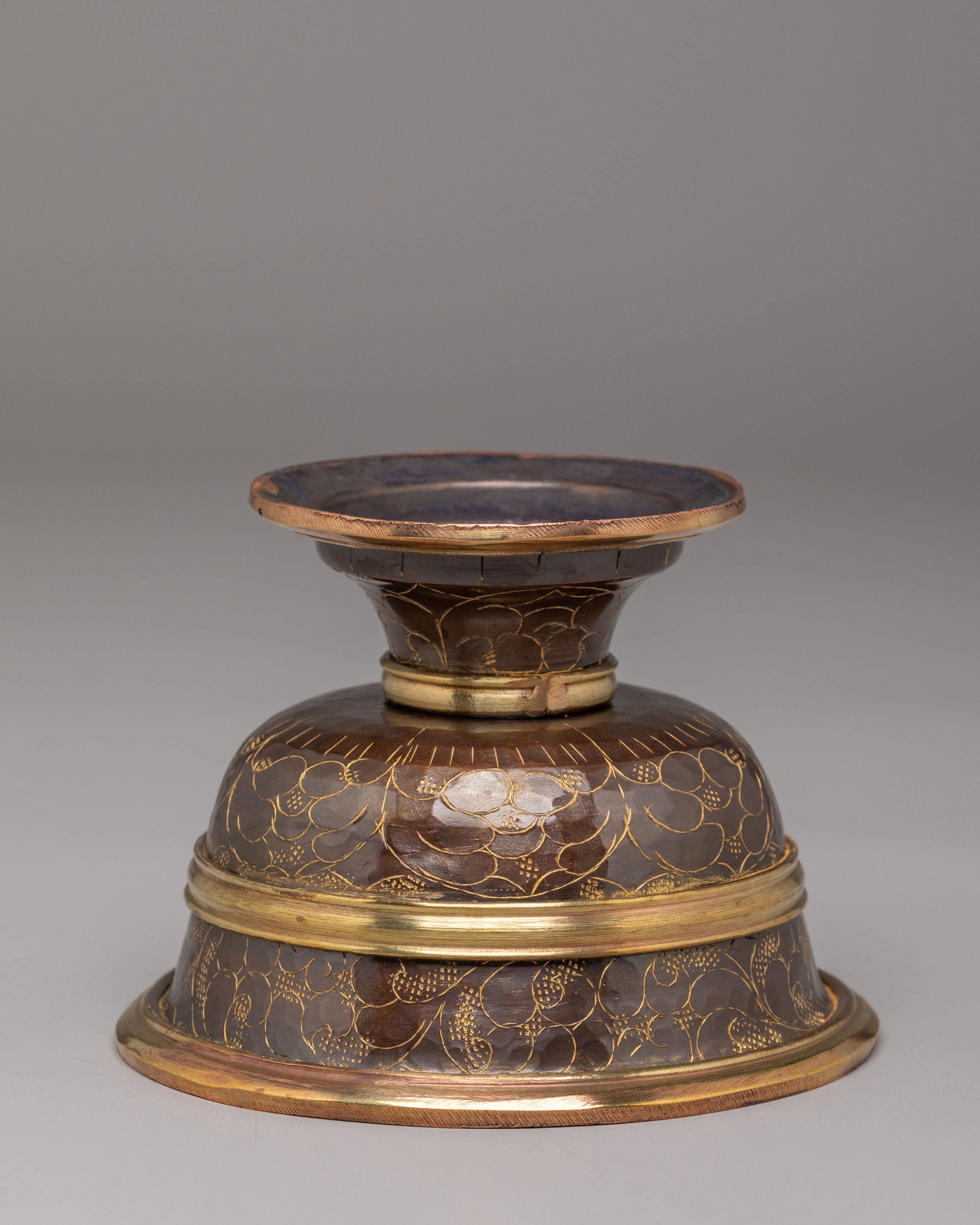 Tibetan Offering Bowls Set | Handcrafted Ritual Bowls for Spiritual Offerings