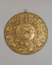 Om Mandala Wall Hanging