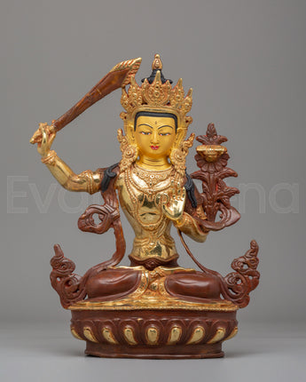 Handcrafted Manjushri Statue