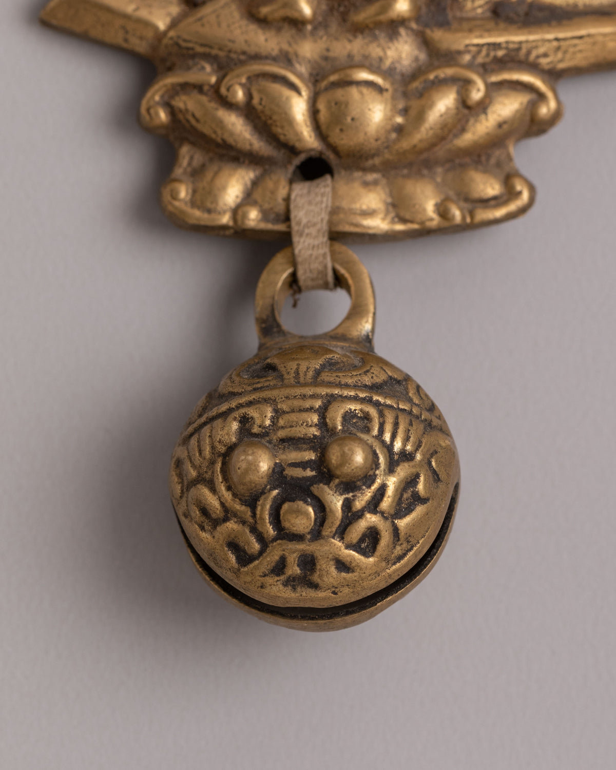 Tibetan Decorative Wall Hanging | Traditional Brass Ornament