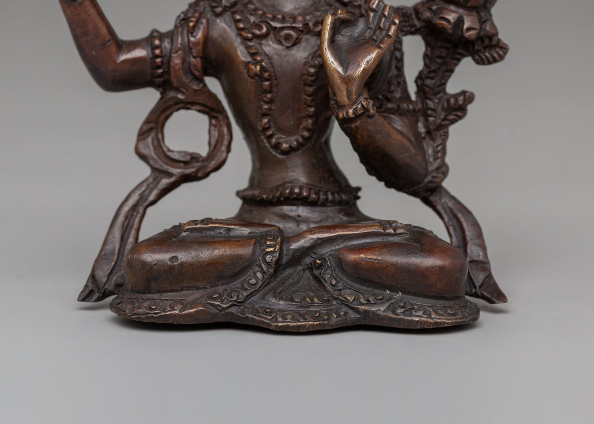Traditional Tibetan Manjushri Statue | Bodhisattva of Wisdom