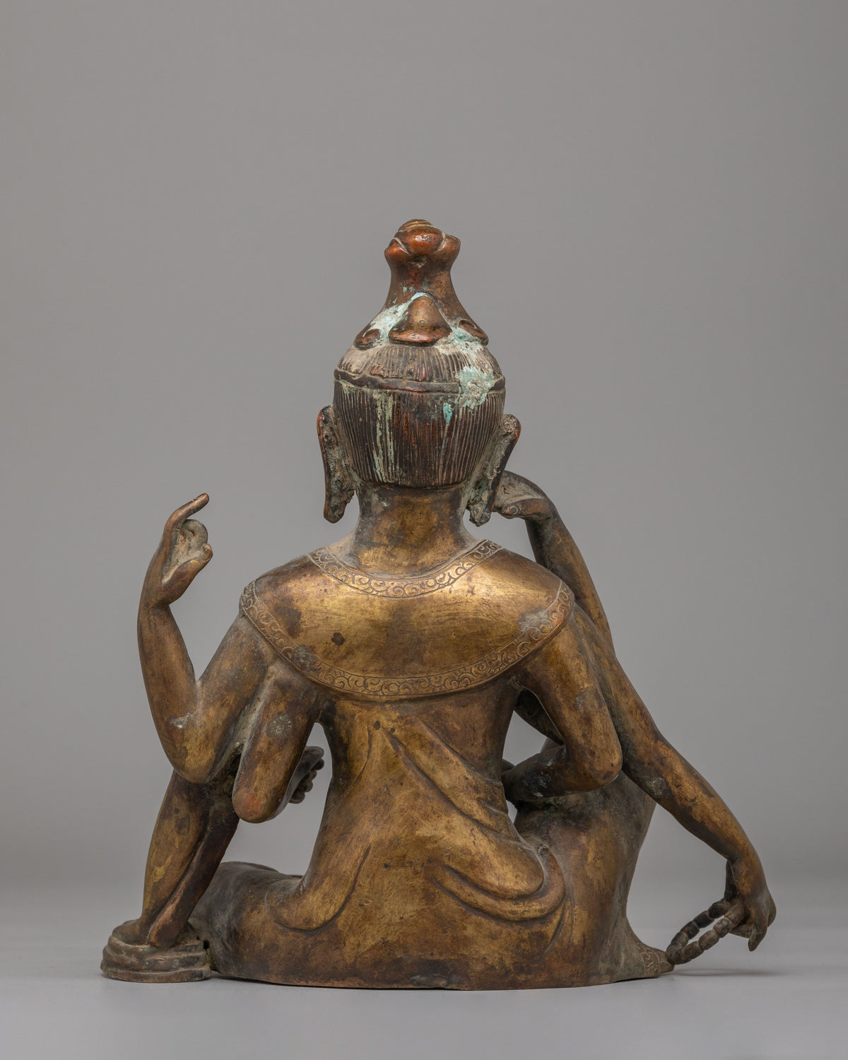 Sacred Nyoirin Kannon Statue | Buddhist Deity Figurine for Spiritual Decor