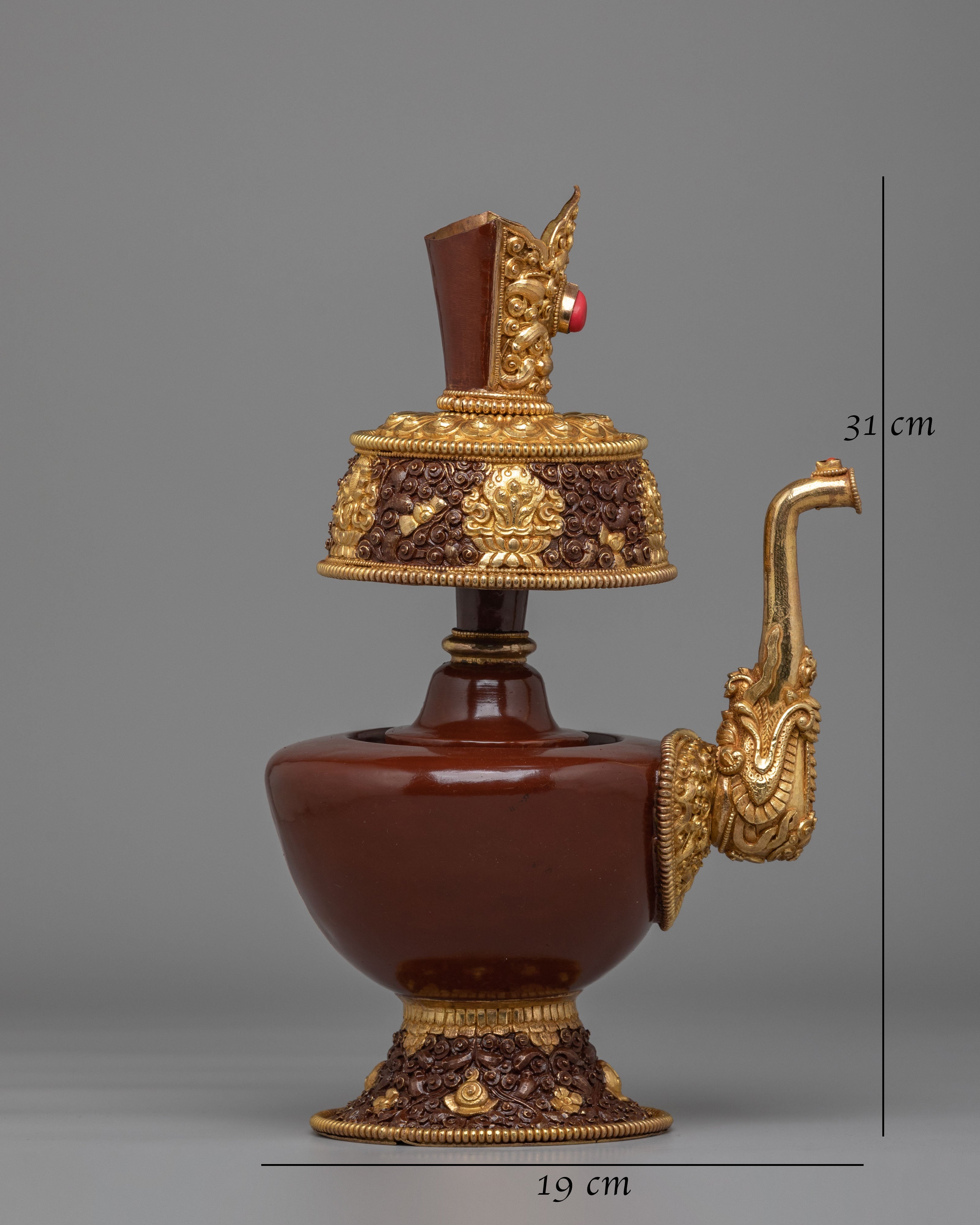 Tibetan Altar Bhumba Set | Copper Body Bhumba Set
