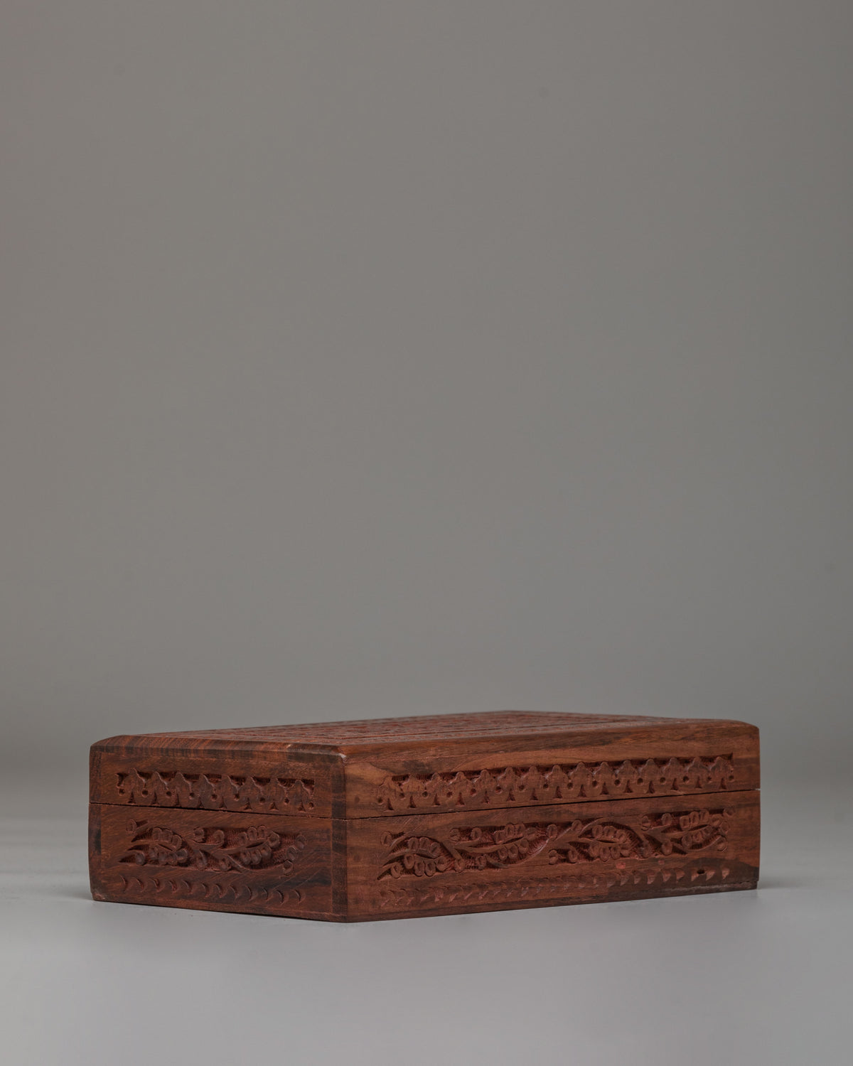Buddhist Offering Treasure Box | Handcrafted Wooden Sacred Storage Box