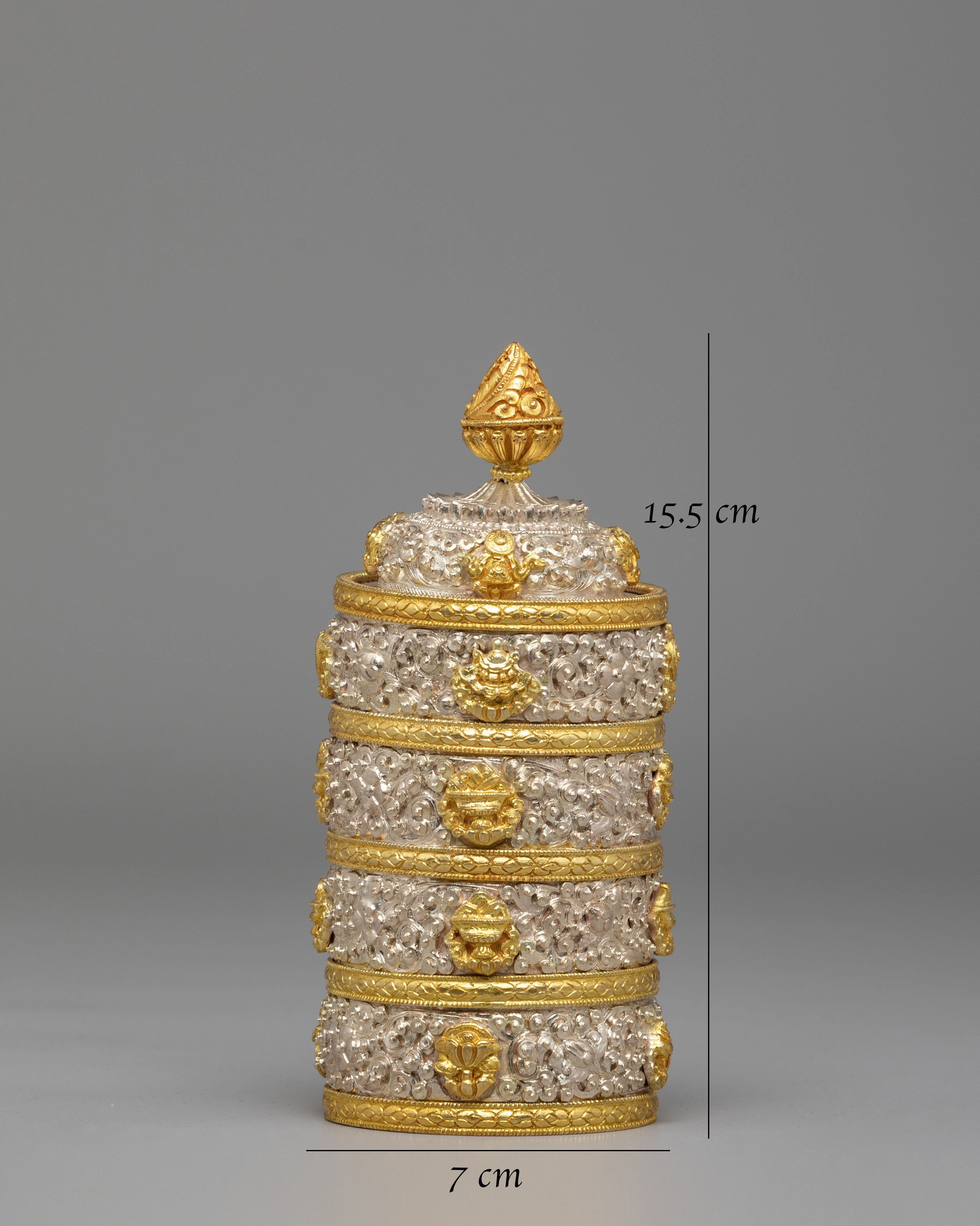 Spiritual Handcrafted Ritual Dhupur Rice Pot | Buddhist Altar Offering Vessel