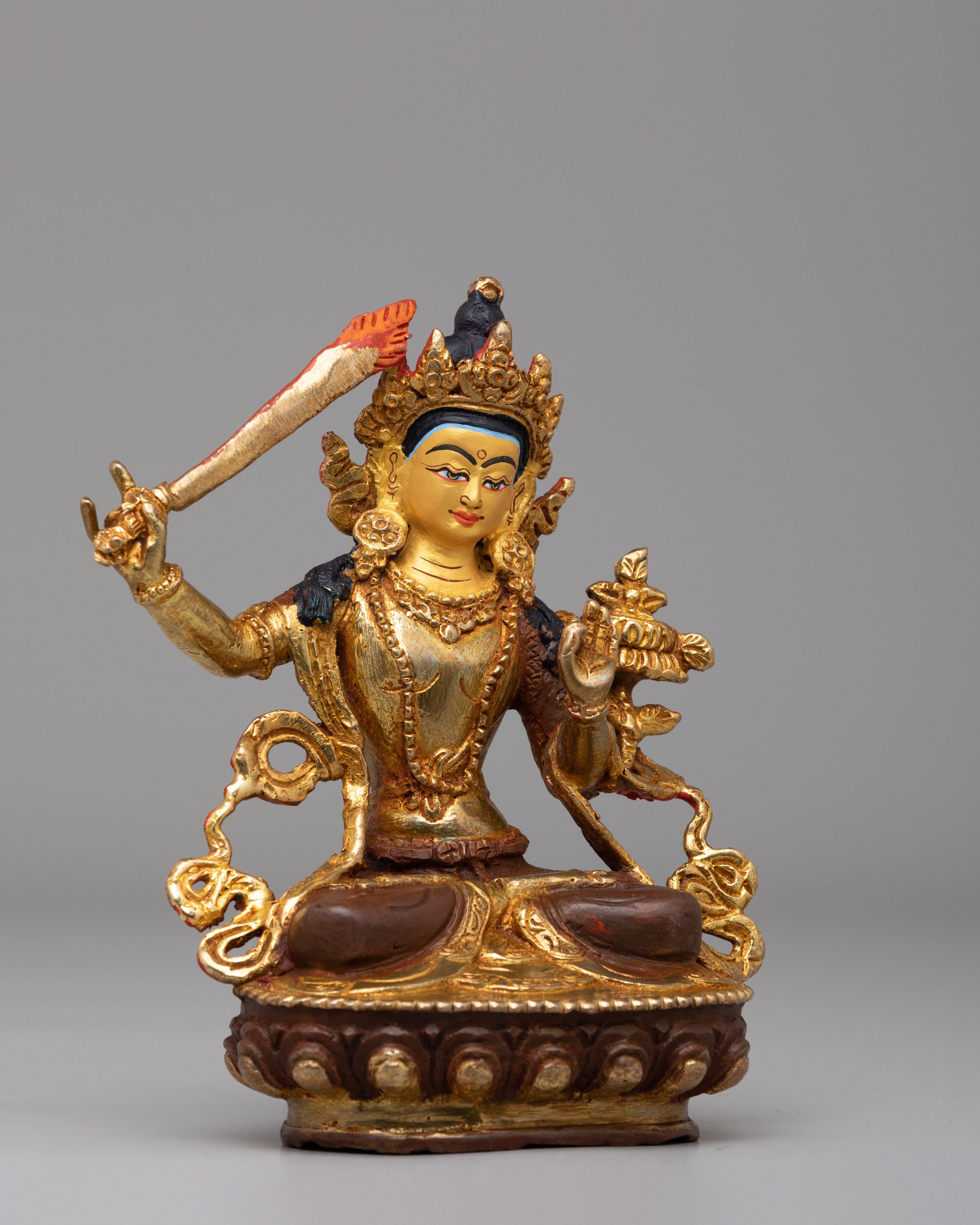 Bodhisattva of Wisdom Manjushri Statue | Spiritual Symbol of Enlightenment