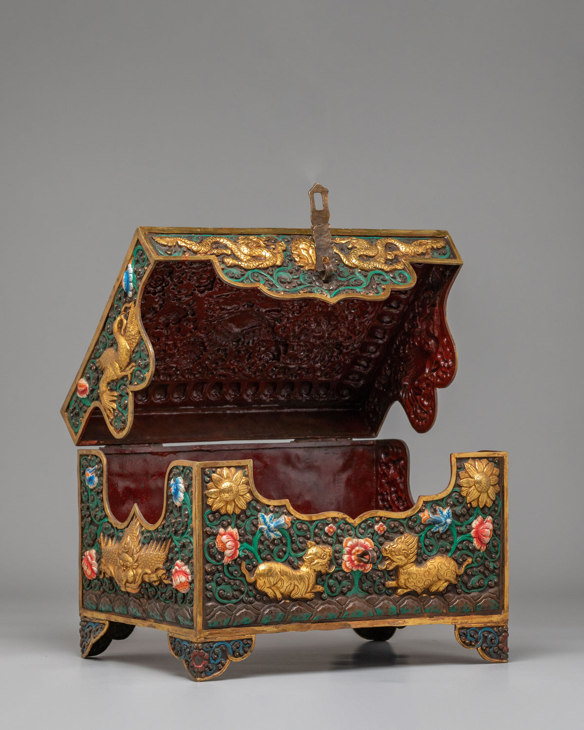 Decorative Altar Jewellery Box | Handcrafted Himalayan Storage Box