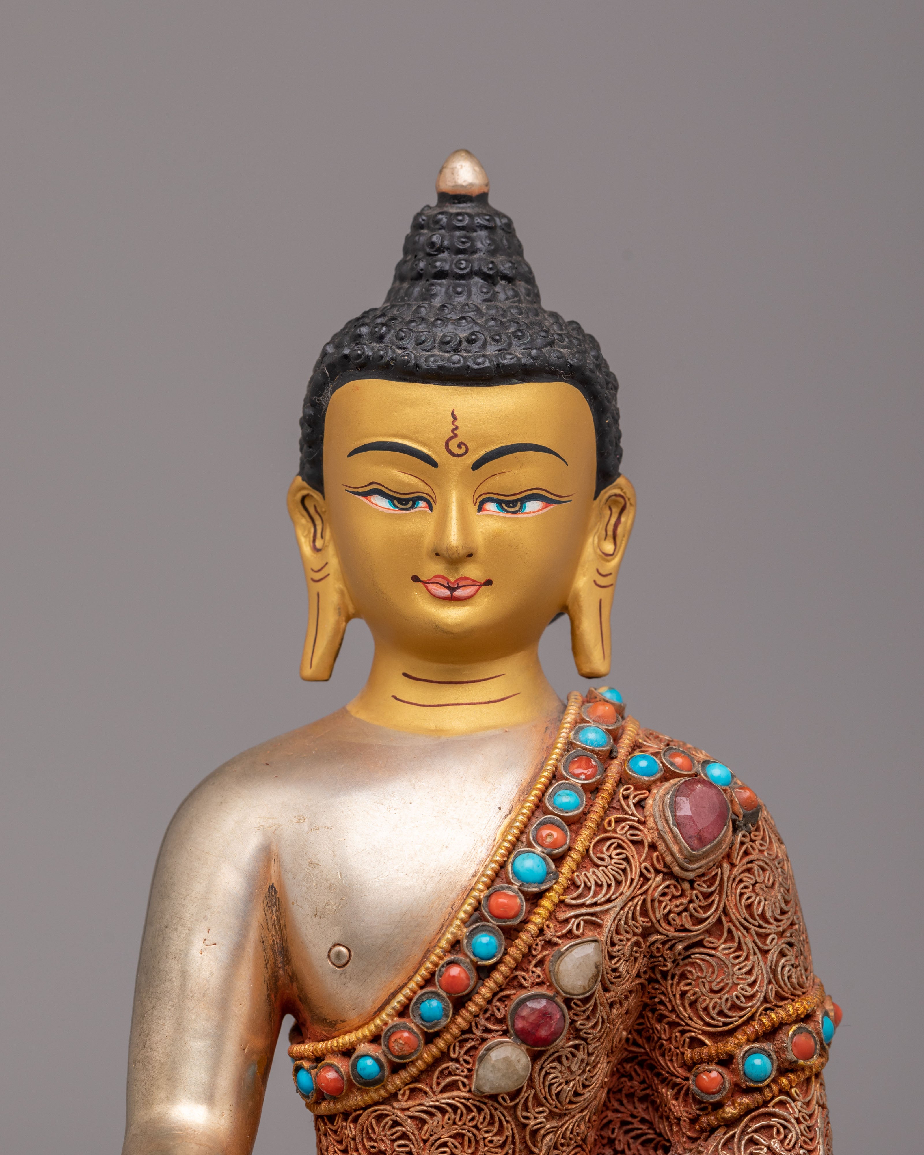 Handcrafted Shakyamuni Buddha Figurine | A Sacred Symbol of Enlightenment