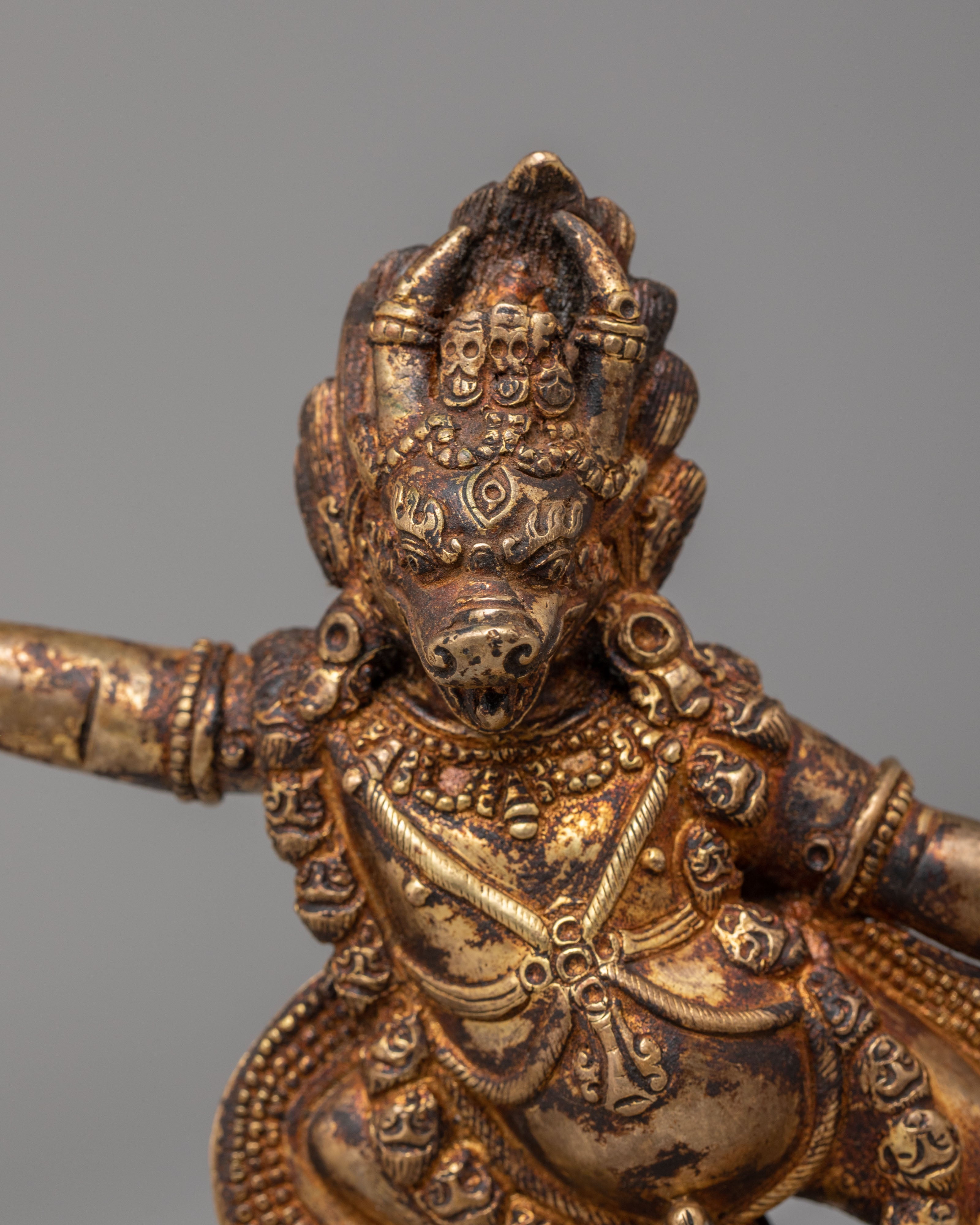Lord of Death Yama Dharmaraja Sculpture | Premium Guardian of Justice Statue