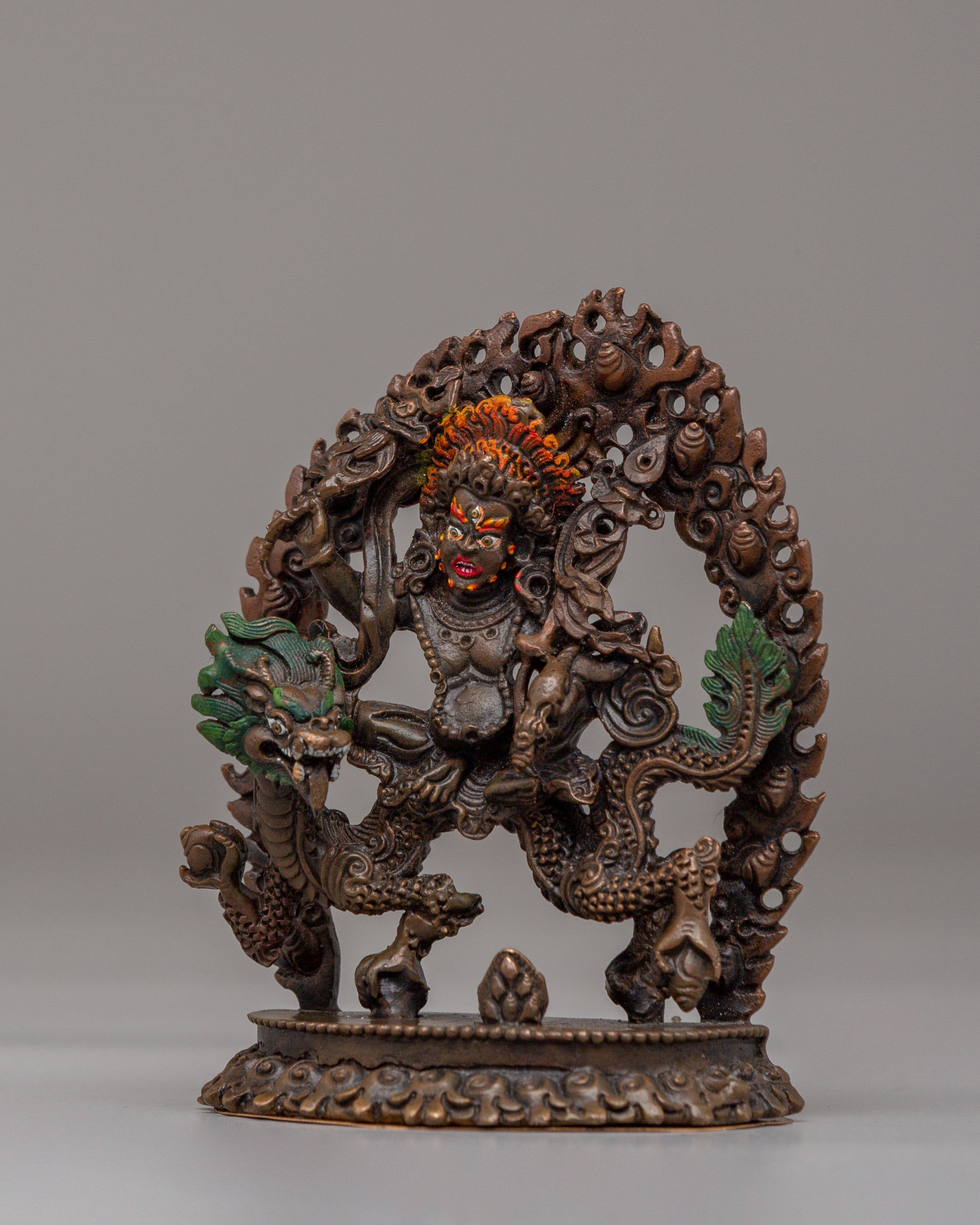 Tibetan White Dzambhala Statue | Symbol of Abundance