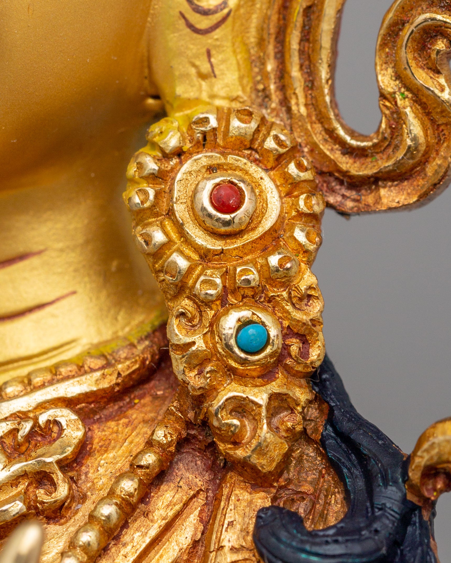 Traditional White Tara Statue | Handmade Tibetan Artwork