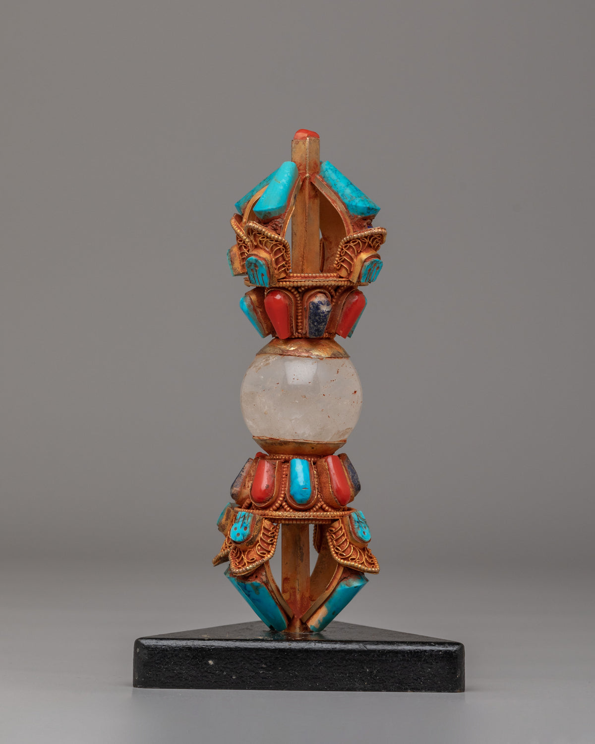 Spiritual Ritual Vajra | Hand-carved gemstone & crystal vajra
