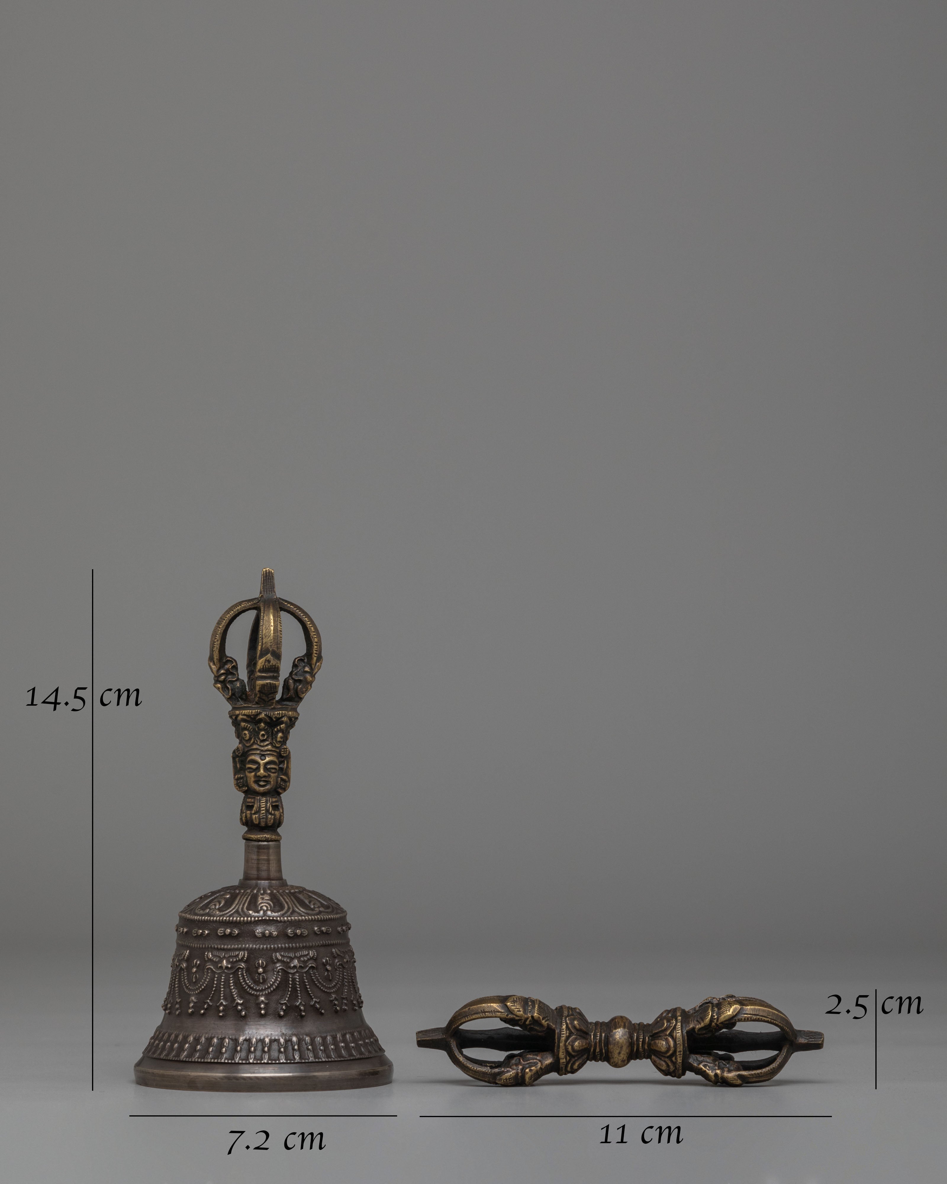Handmade Vajra and Bell Set