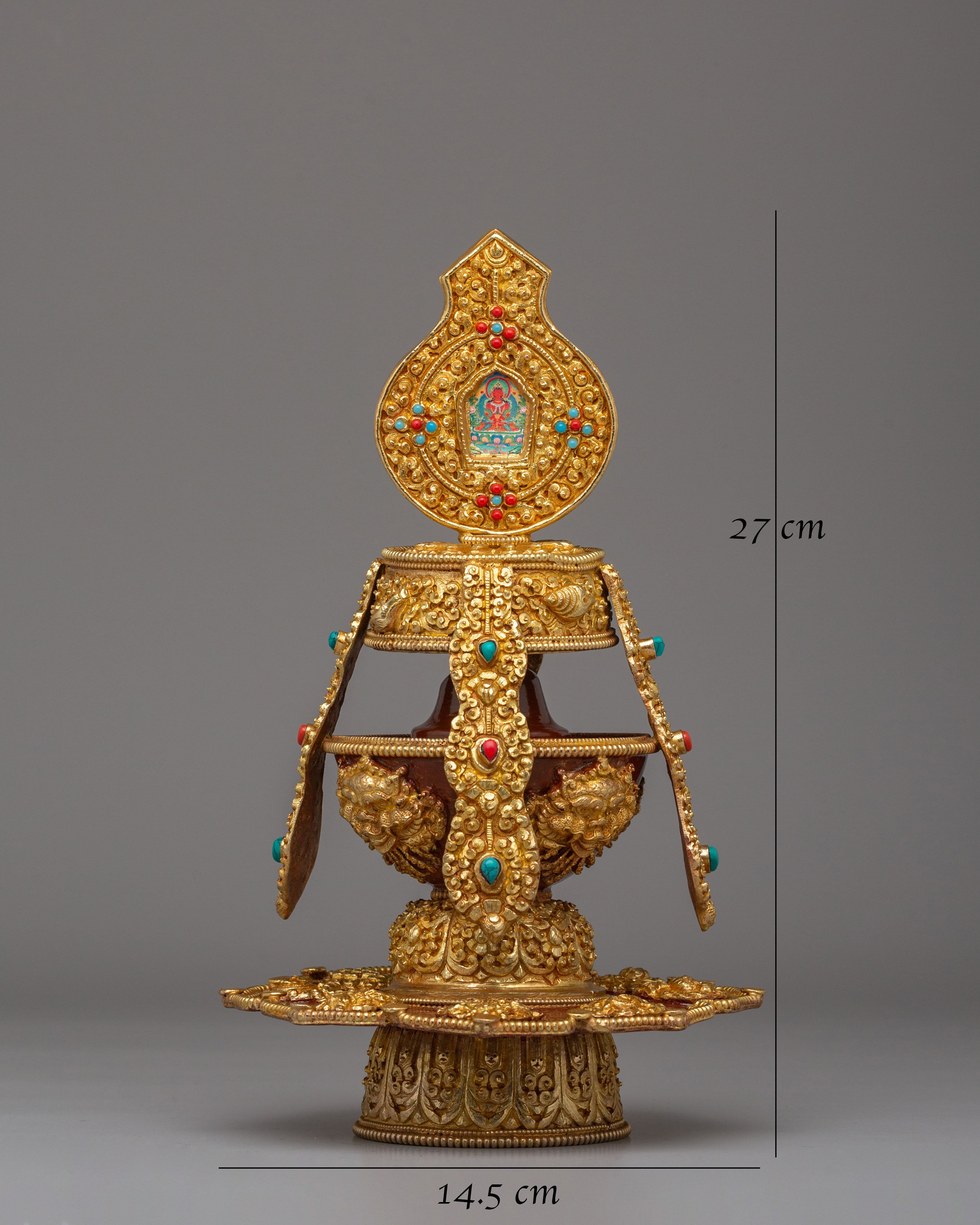 Sacred Altar Long Life Vase | Buddhist Long Life Offering Vase