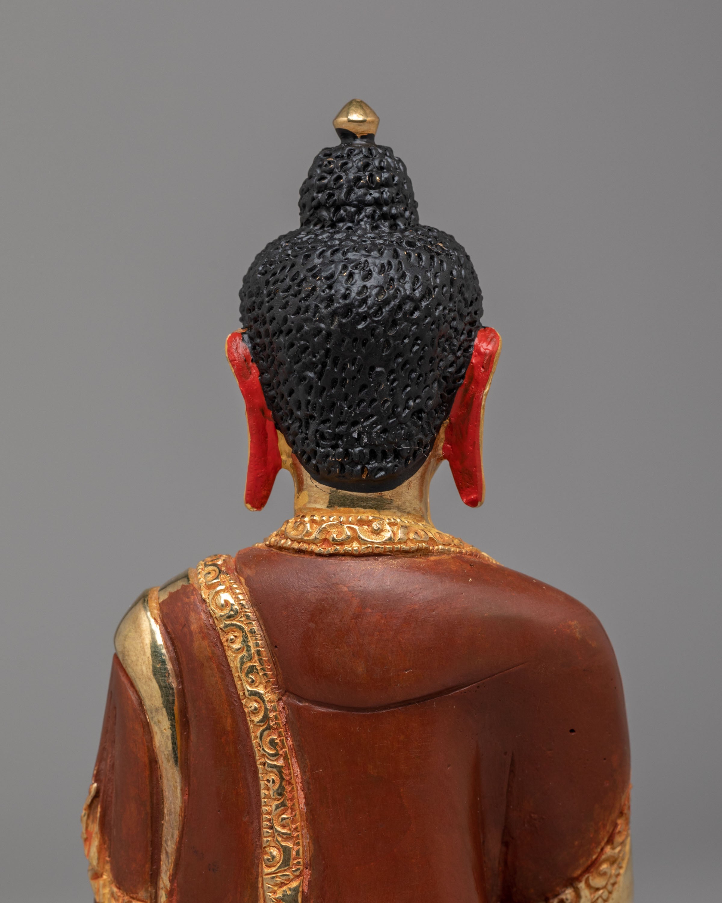 Divine Shakyamuni Buddha Sculpture | Handcrafted Copper Statue