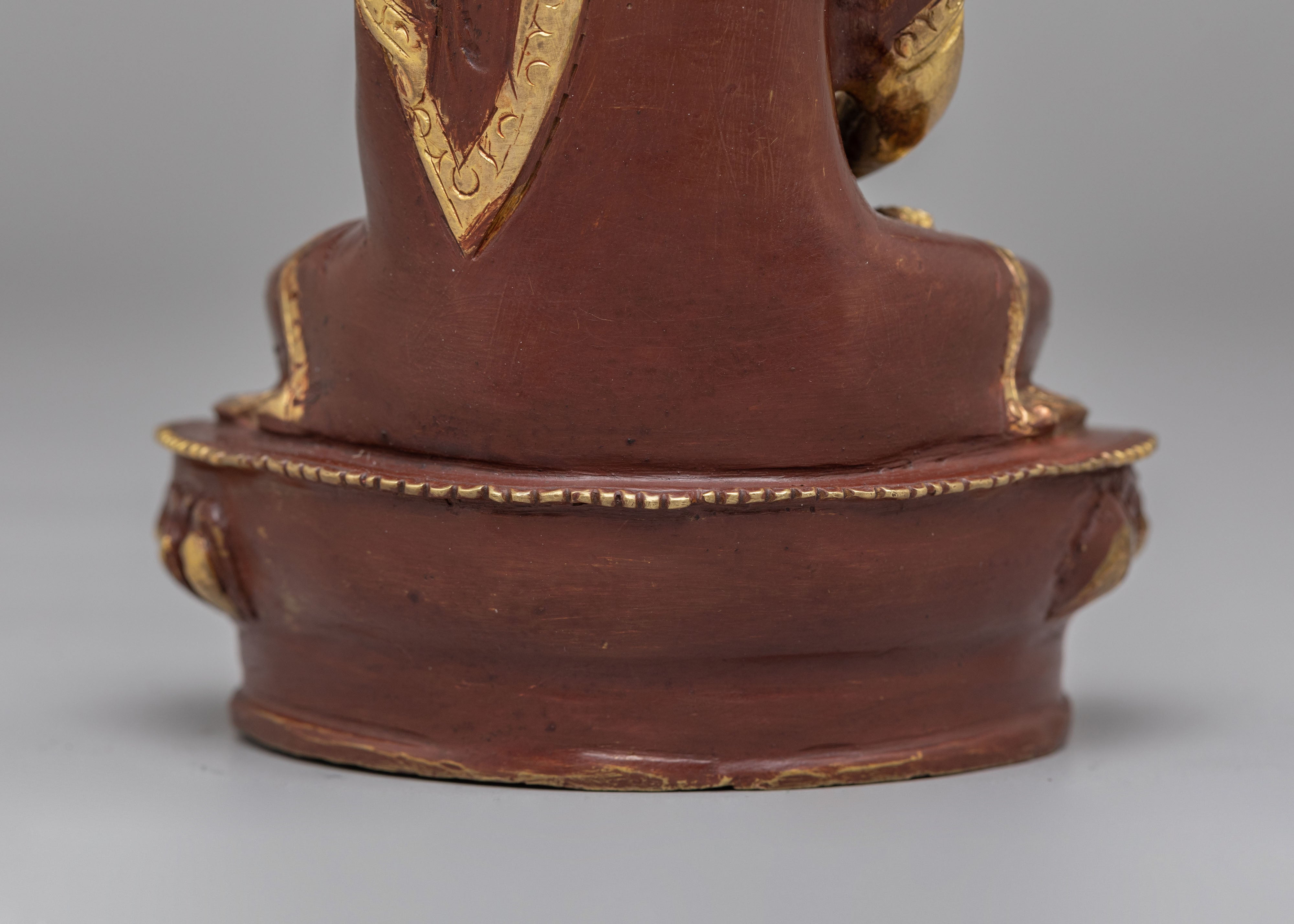 Buddhist Pure Land Amitabha Statue | Traditional Tibetan Handcrafted Artwork