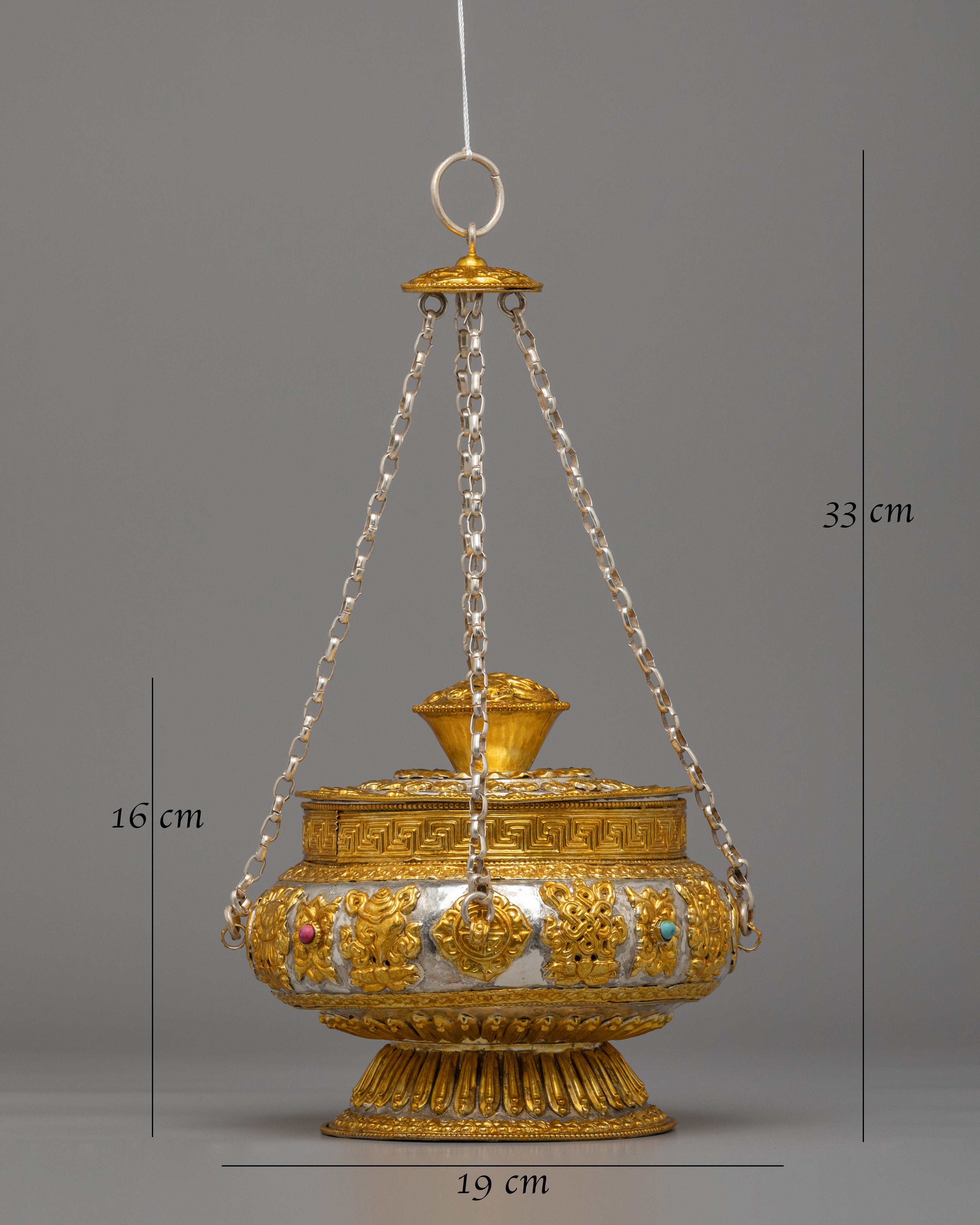 Handmade Incense Burner for Ritual | Tibetan Decorative Piece