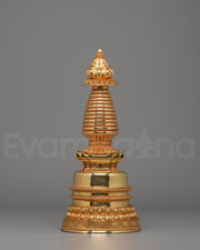Sacred Buddhist Kadampa Stupa | Handcrafted Spiritual Symbol