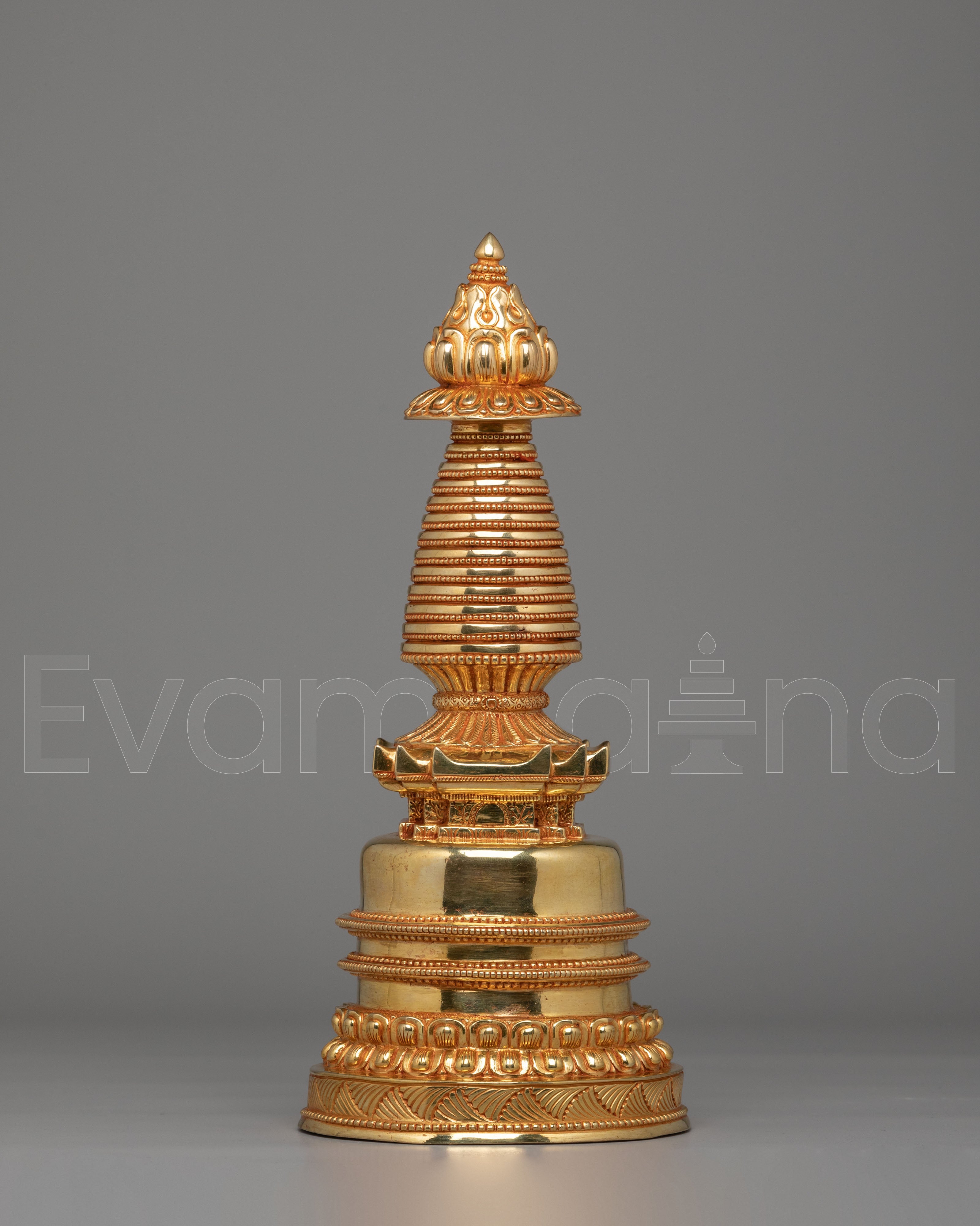 Sacred Buddhist Kadampa Stupa | Handcrafted Spiritual Symbol