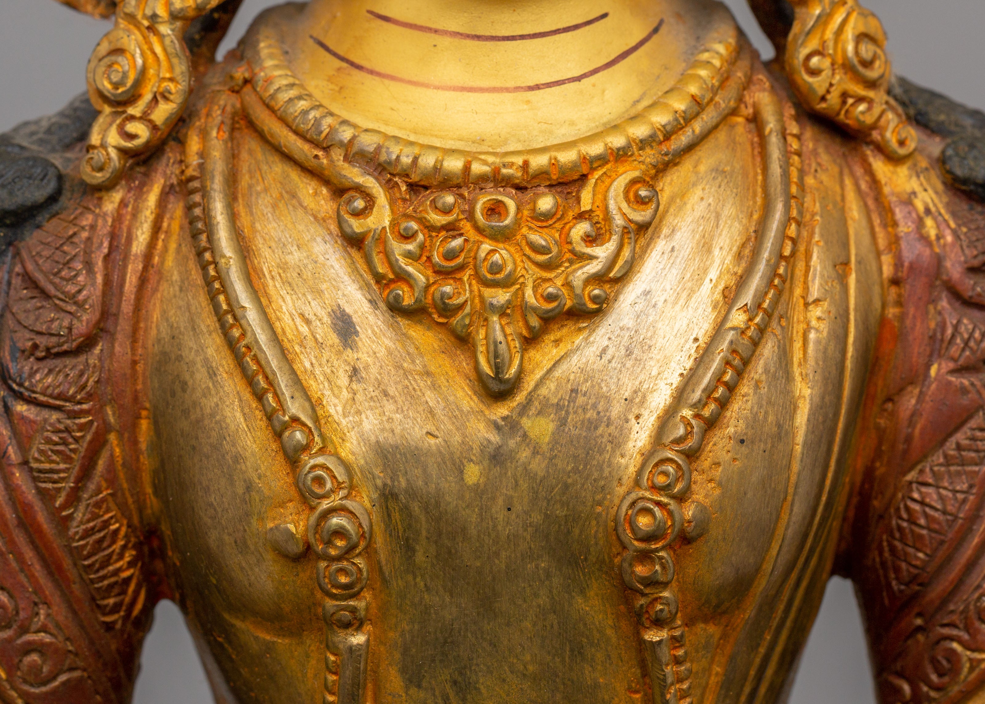 Tibetan Longevity Amitayus Statue | Meditation Altar Decor