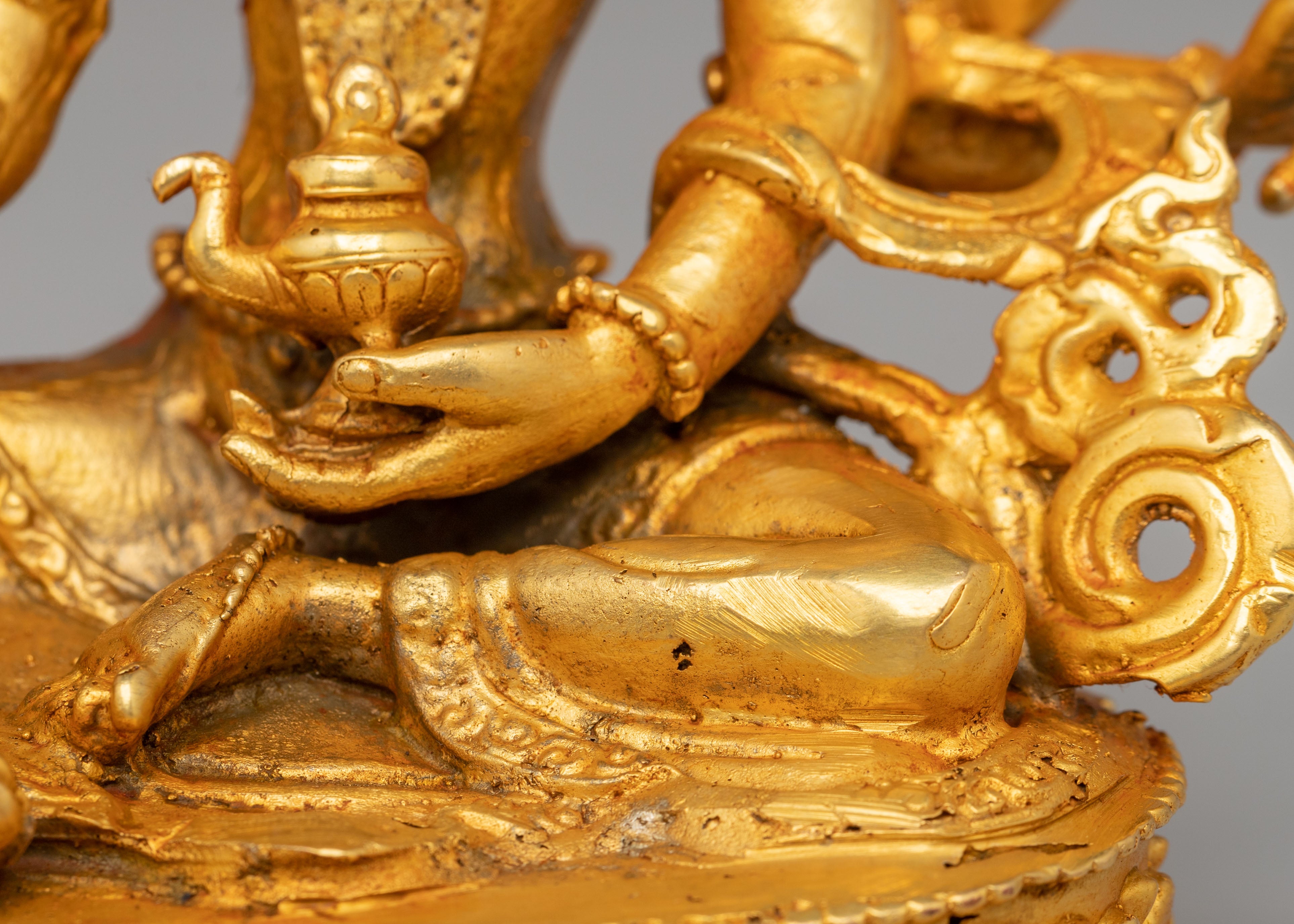 Wealth Deity Vasudhara Statue | Tibetan Goddess Figurine for Abundance