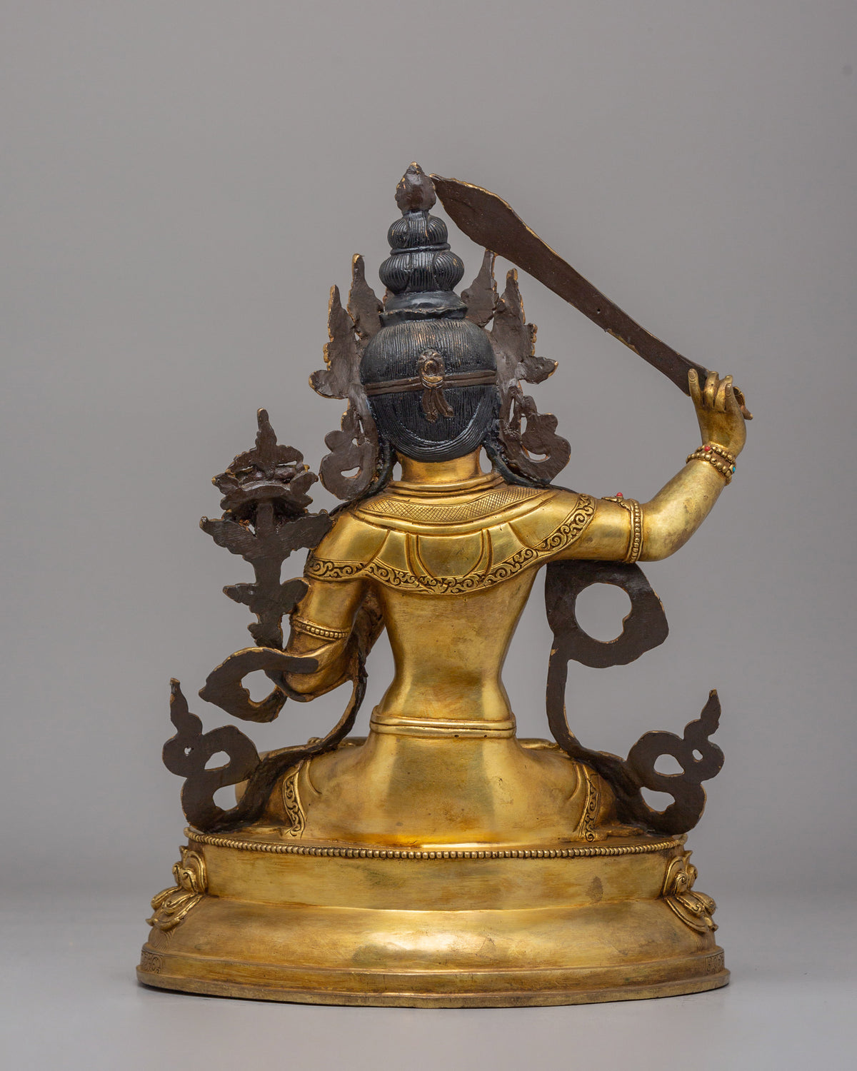Manjushri Wisdom Buddha Sculpture | Handcrafted Statue