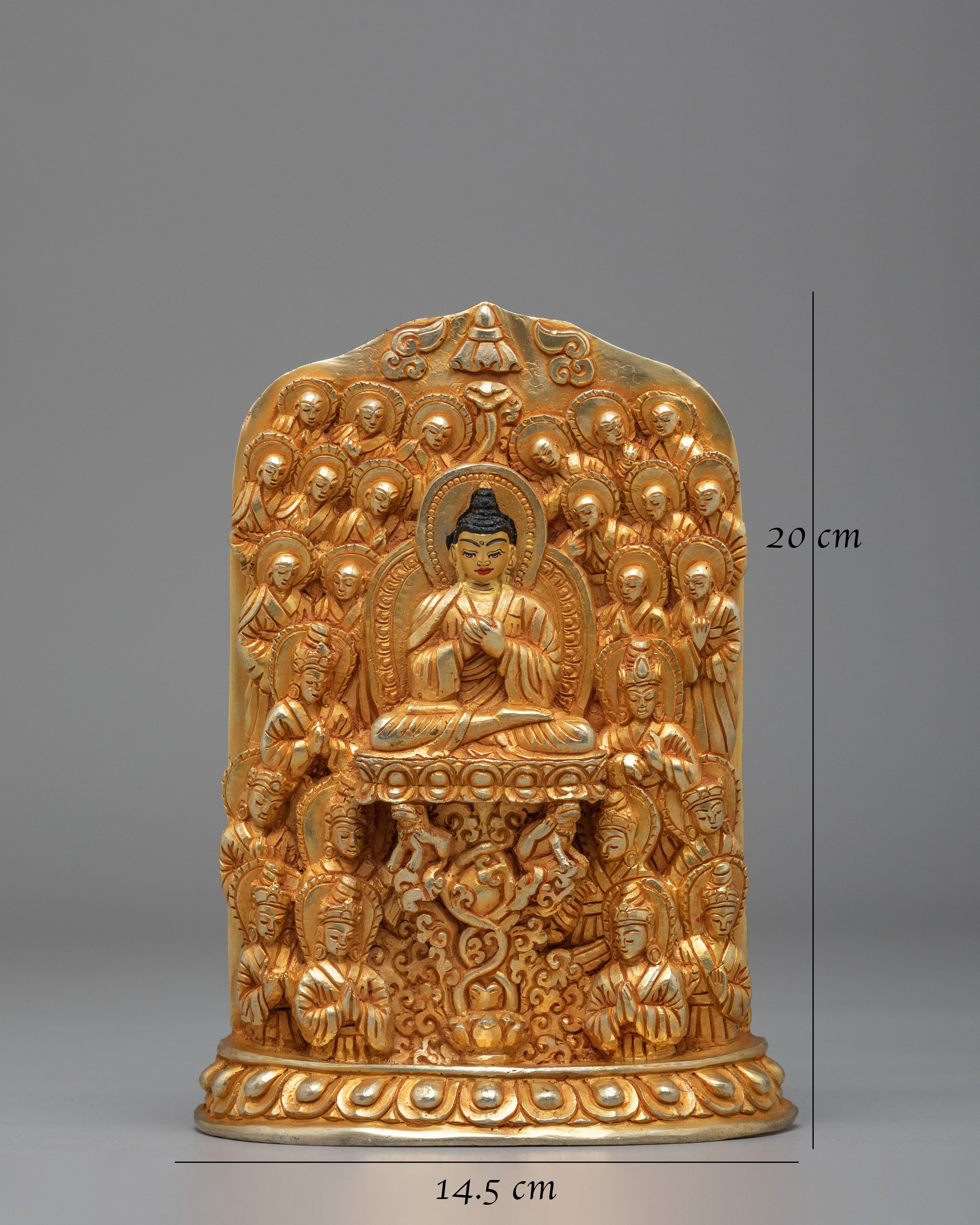 Ceremonial Vairochana Buddha Statue | Symbol of Cosmic Wisdom