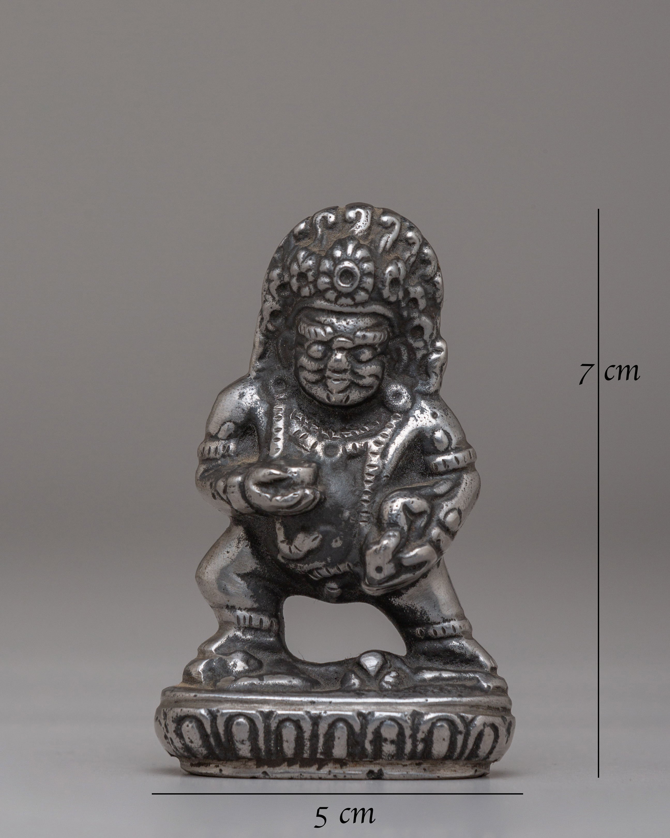 Traditional Black Dzambhala Statue | Tibetan Wealth Deity