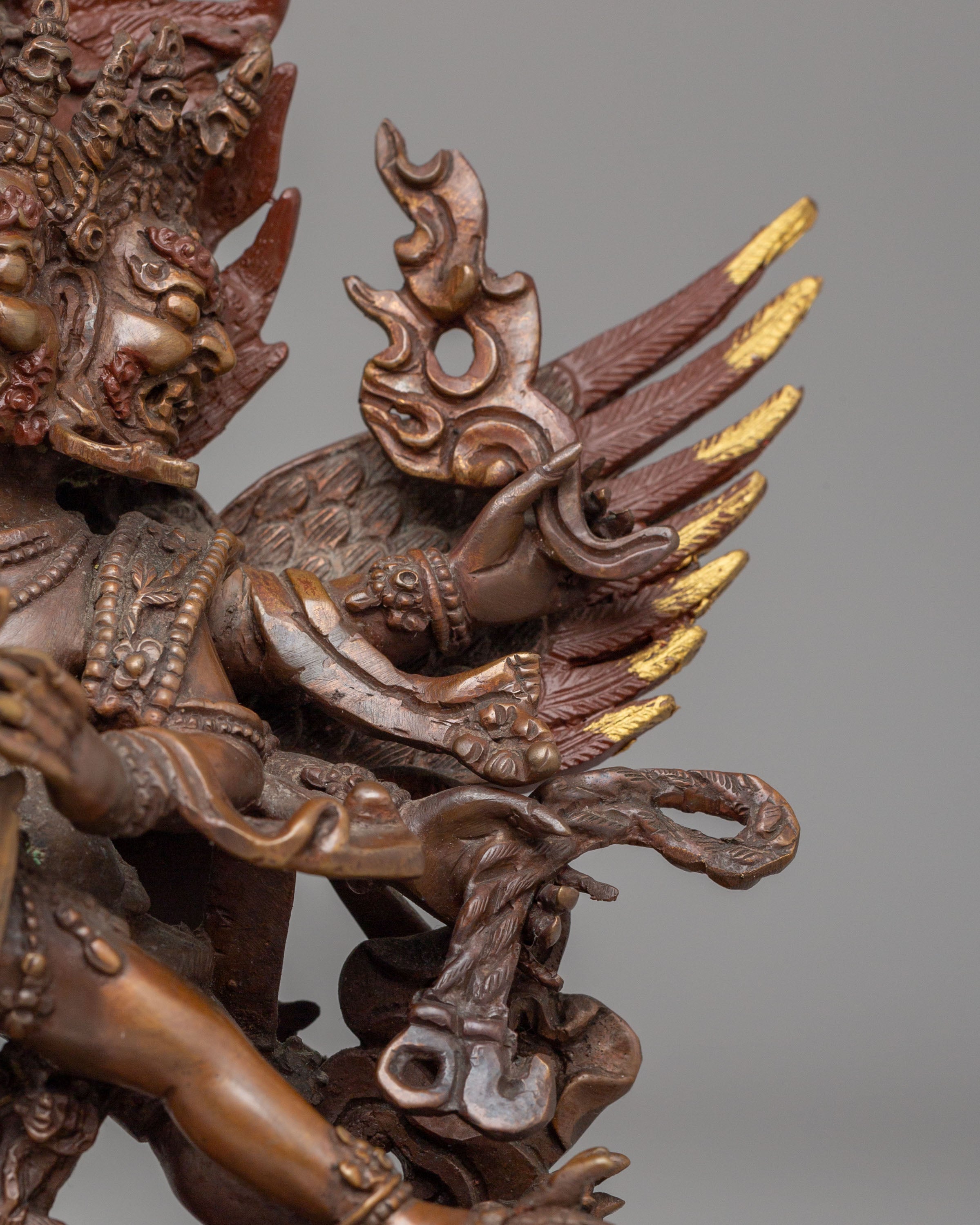 Himalayan Vajrakilaya Statue | Sacred Buddhist Sculpture