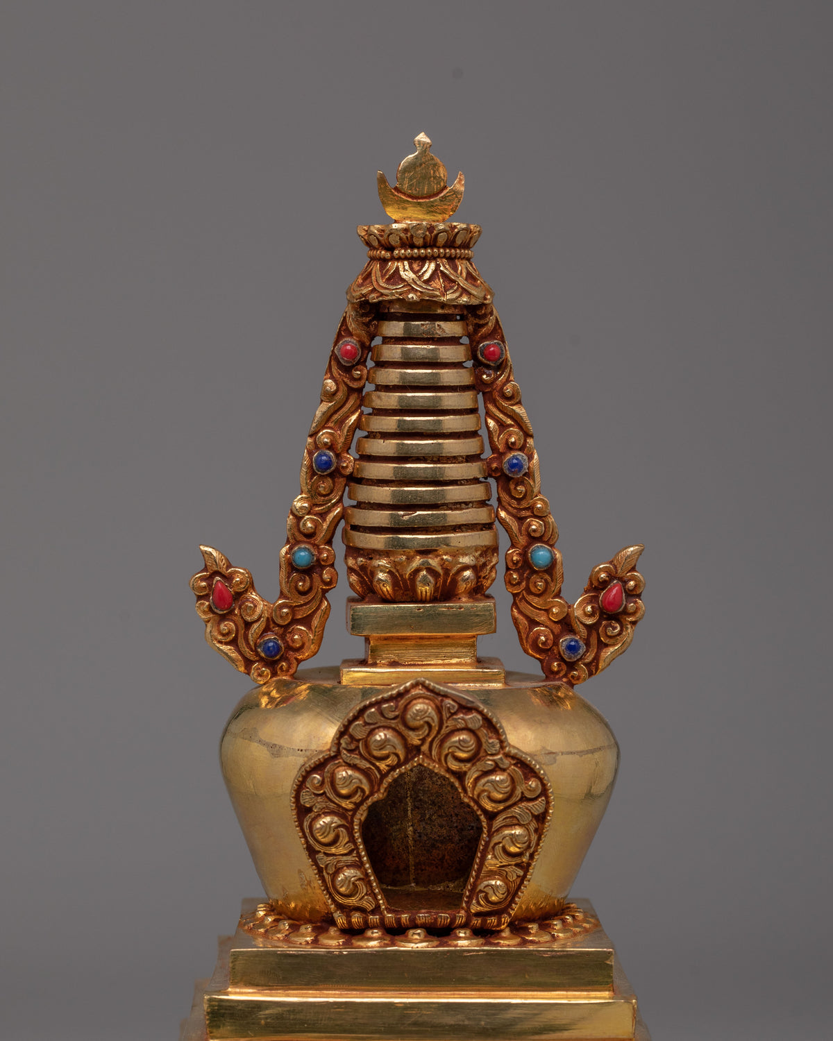 Spiritual Tibetan Stupa for Ceremonies | Stupa for Altar Decor