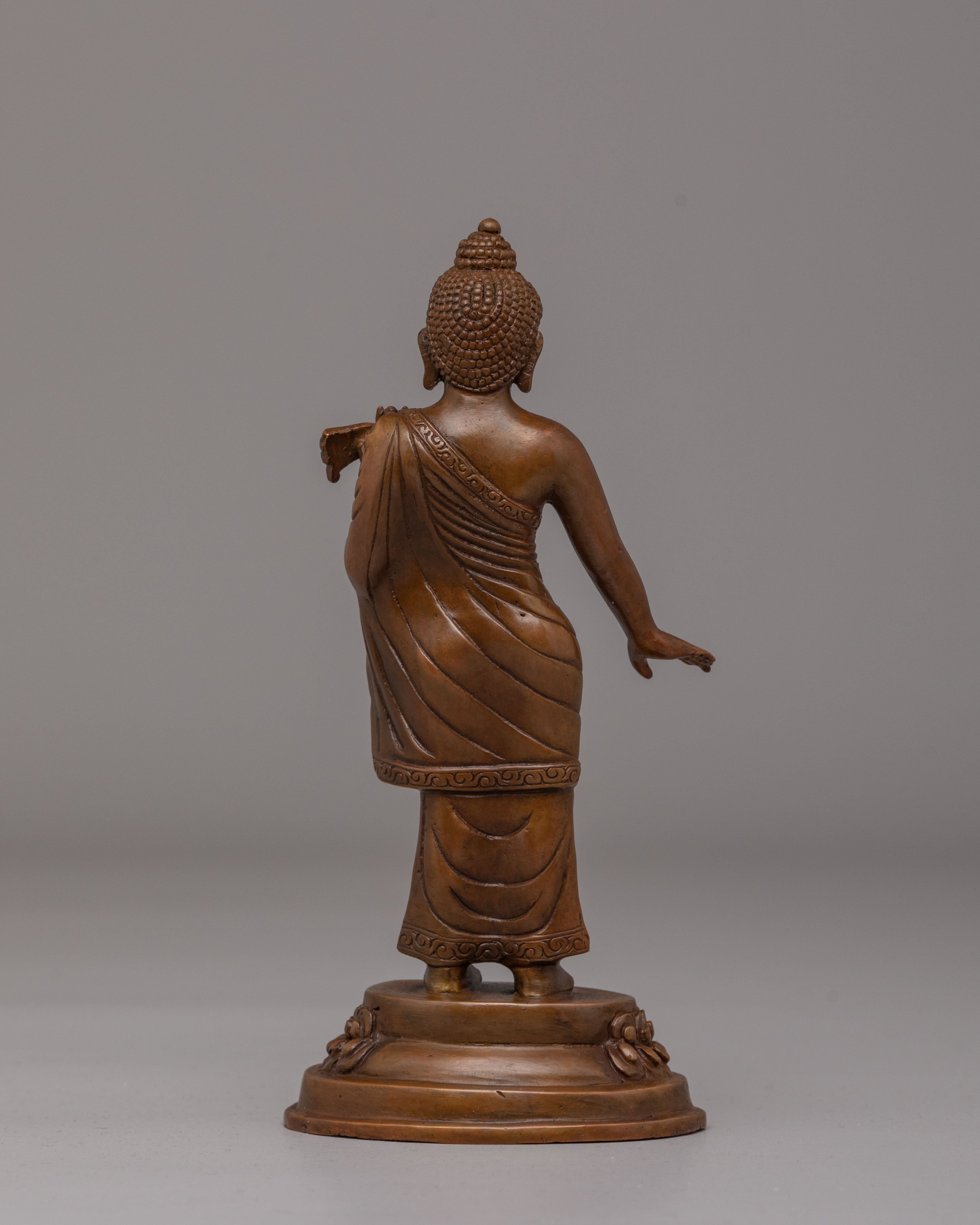 Tibetan Dipankara Deity Statue | Buddhist Altar Decor