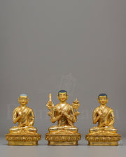 Buddhist Lama Tsongkhapa Set Statue