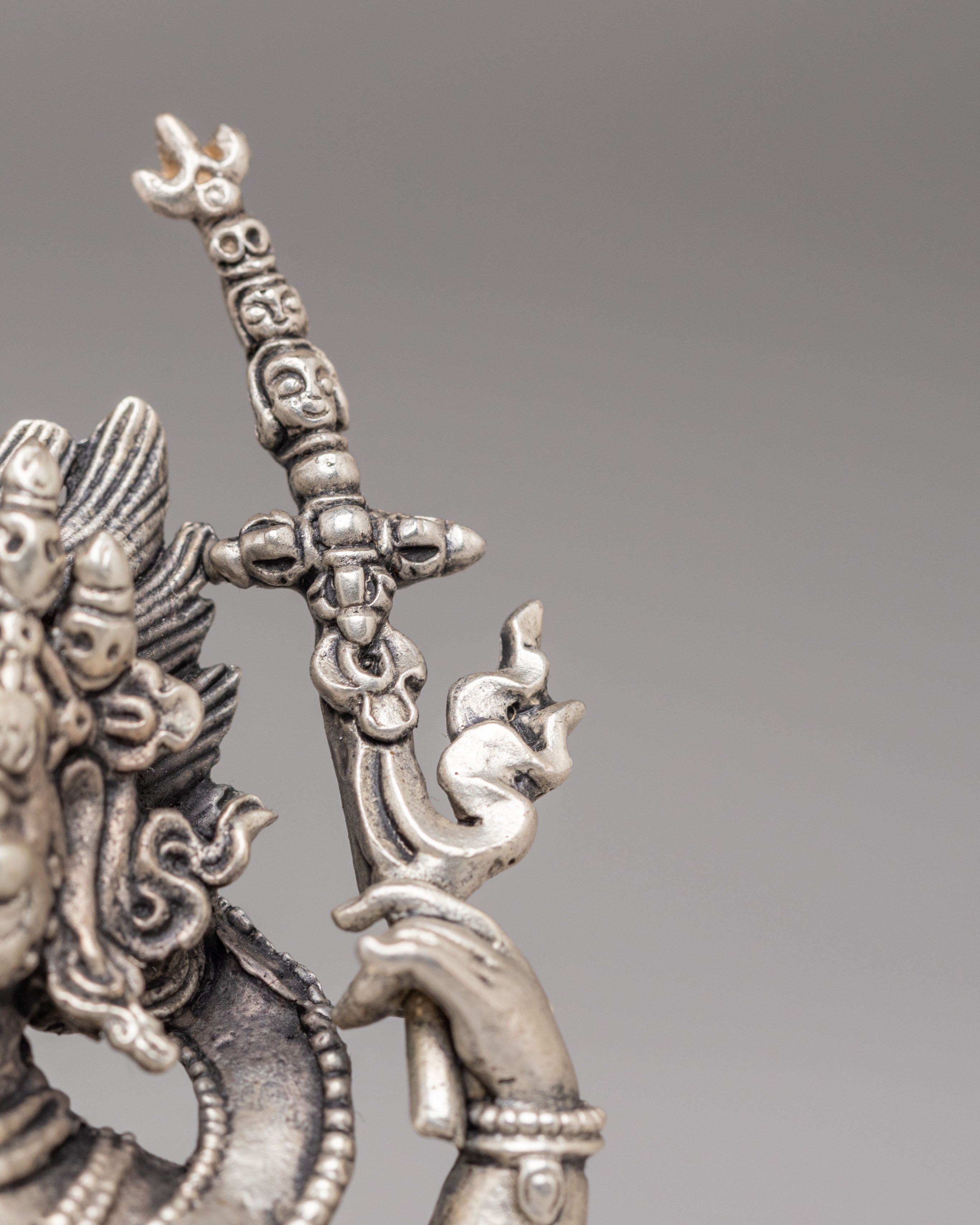 Four-Armed Mahakala Statue | The Protector Deity of Tibetan Buddhism