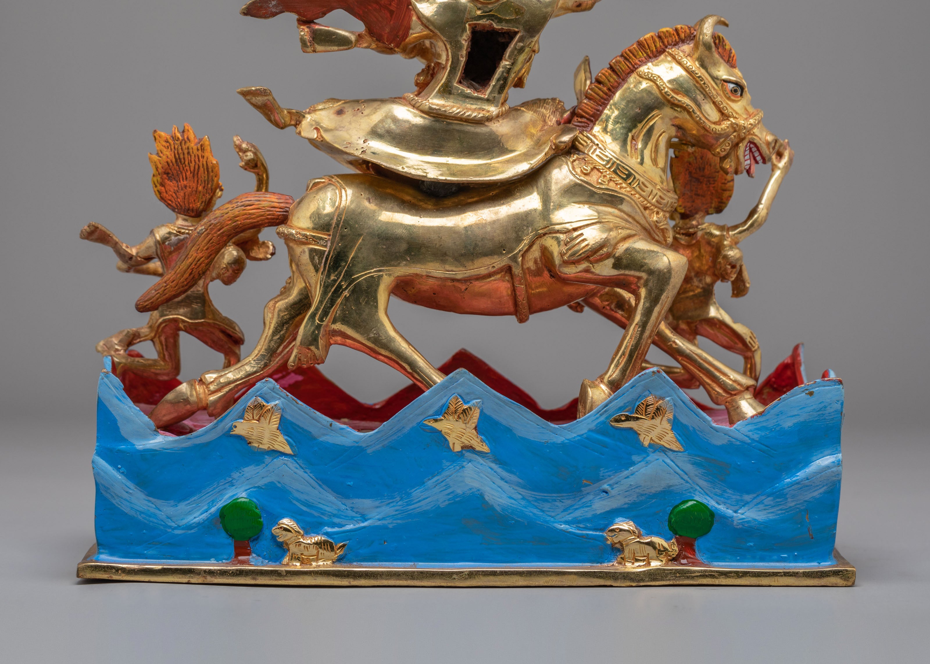 Tibetan Palden Lhamo Sculpture | Handmade Tibetan Artwork