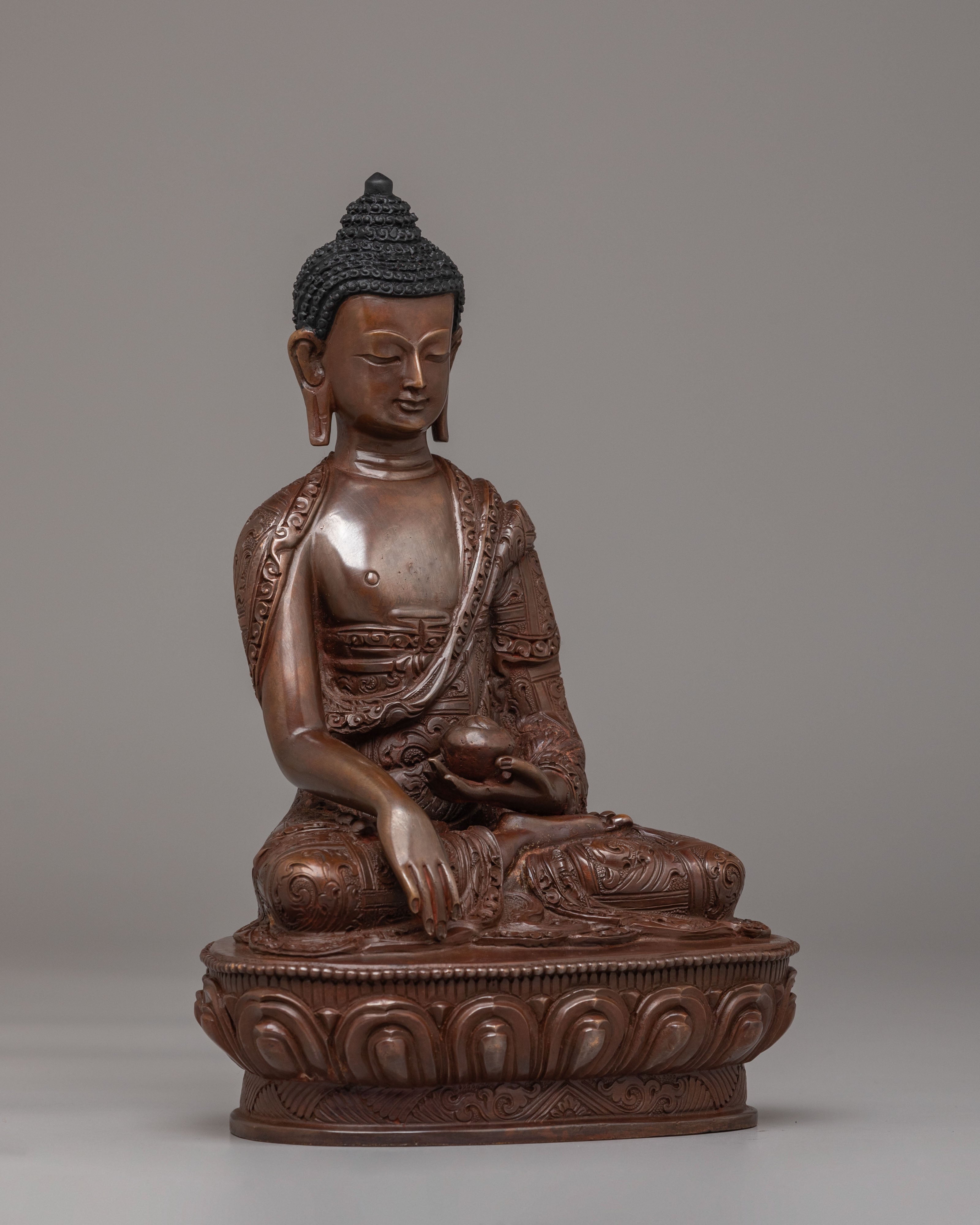 Ceremonial Shakyamuni Buddha Statue | Symbol of Enlightenment
