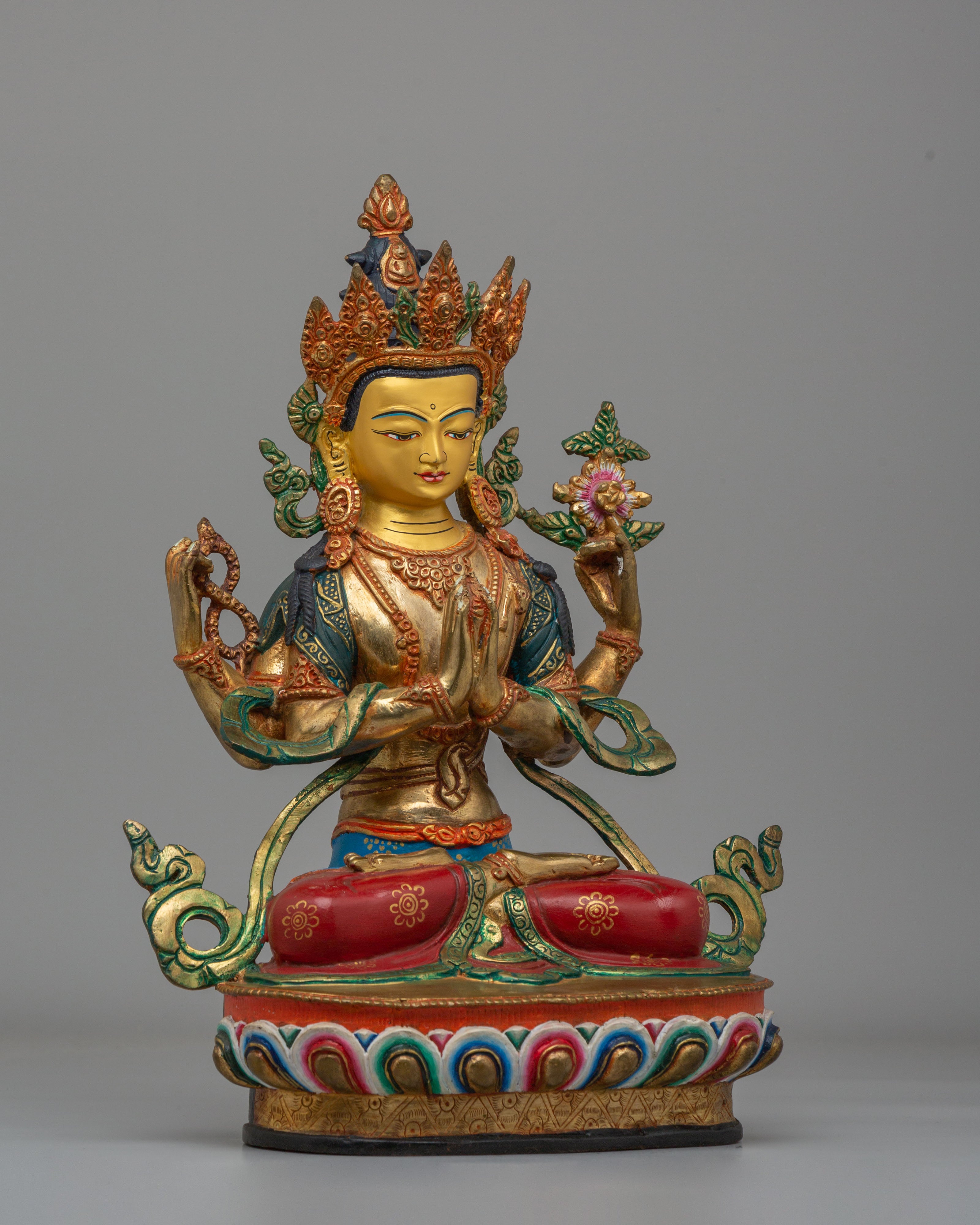 Sacred Altar Chenrezig Statue | Bodhisattva of Compassion