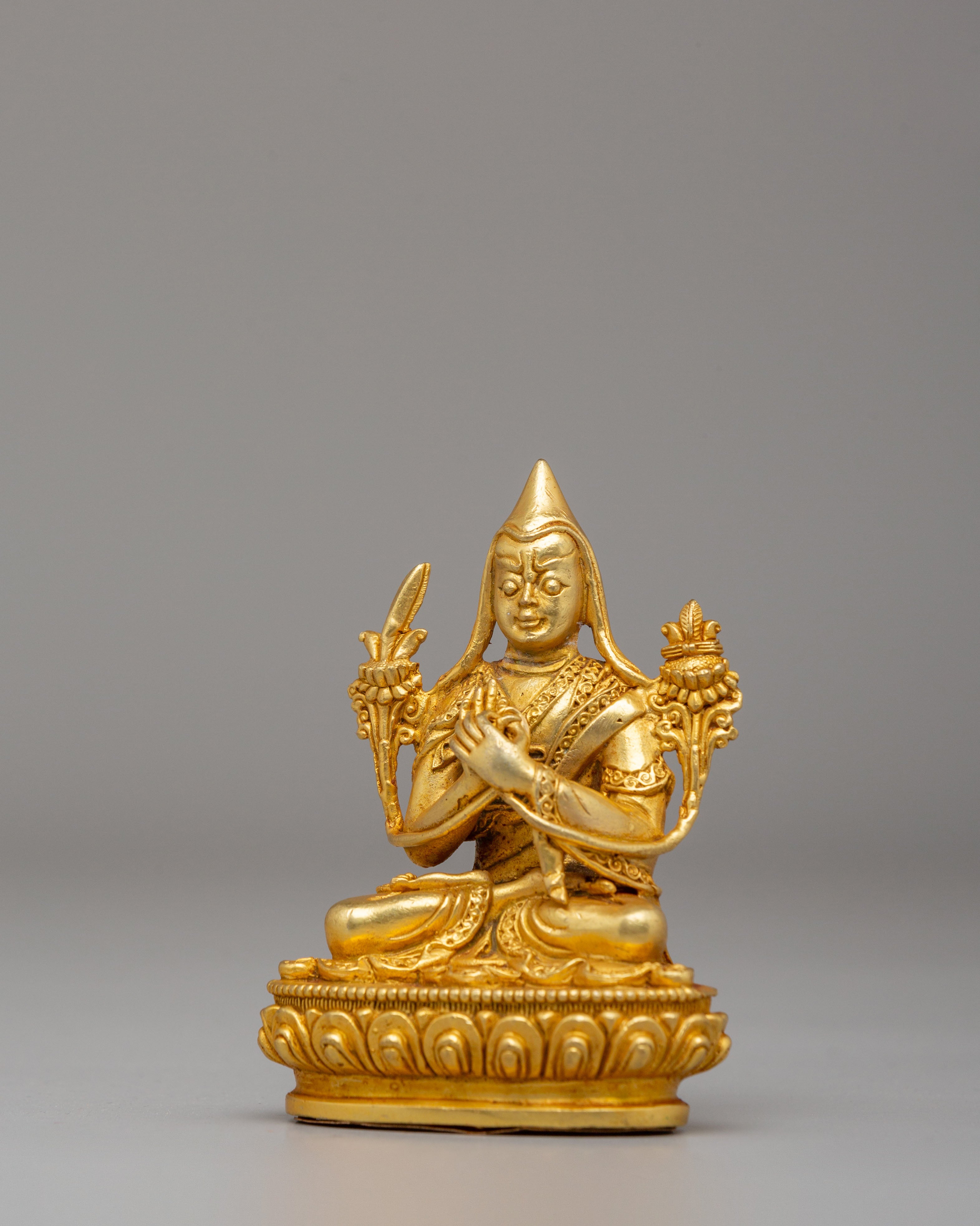 Tibetan Altar Tsongkhapa Statue | Sacred Buddhist Decor