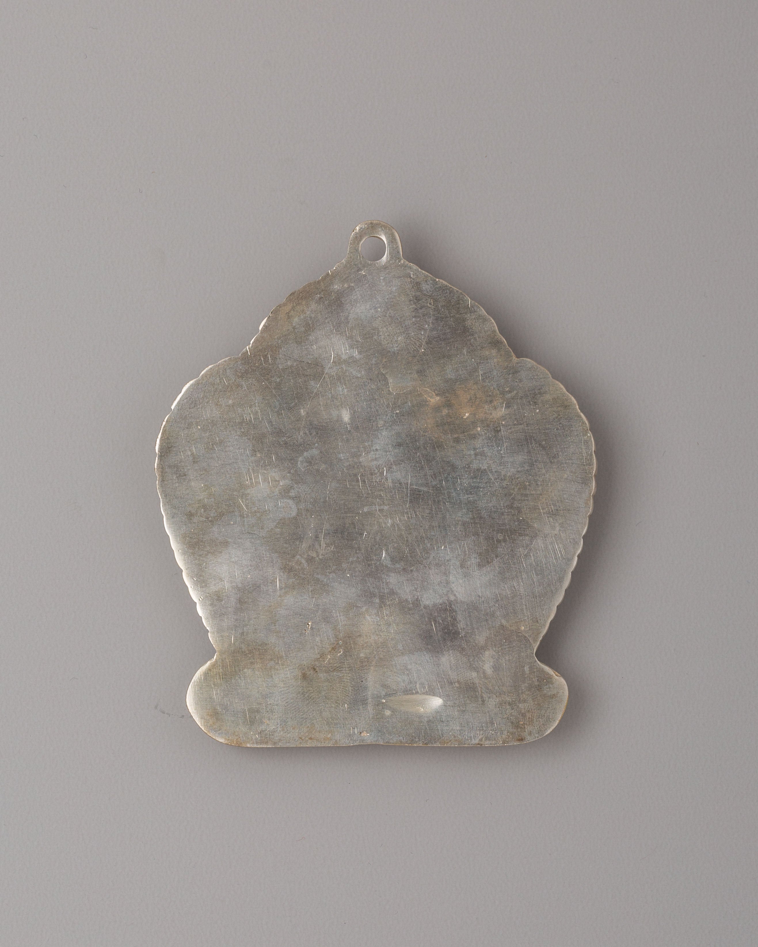 Silver Vajra Wall Hanging | Handcrafted Buddhist Art