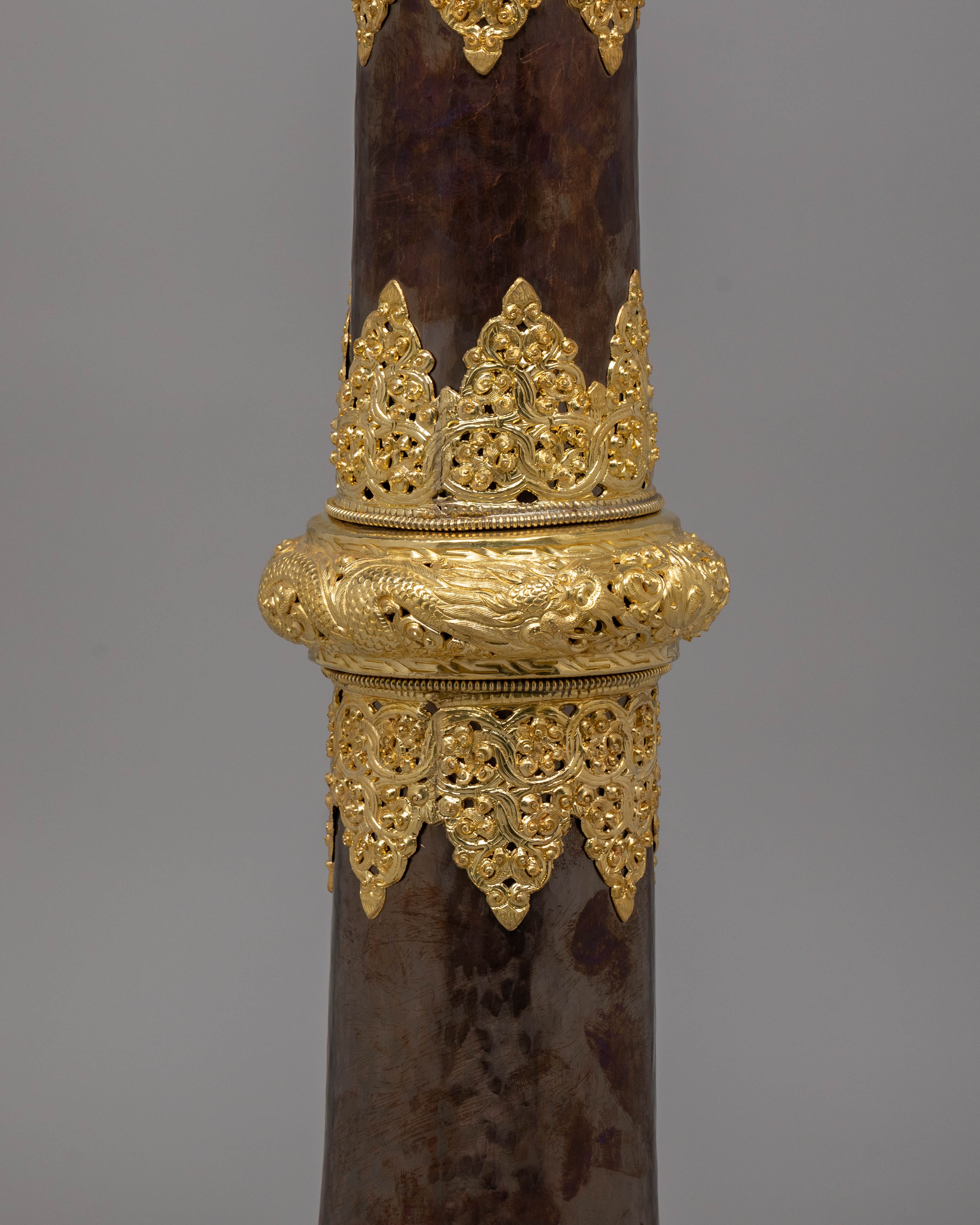 Tibetan Dungchen Set | Handcrafted Ritual Trumpets