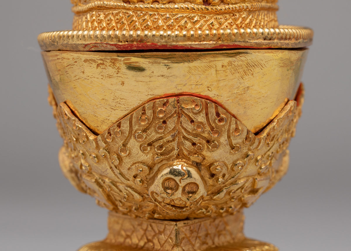 Himalayan Buddhist Kapala Set | Skull Cups for Ritual Use