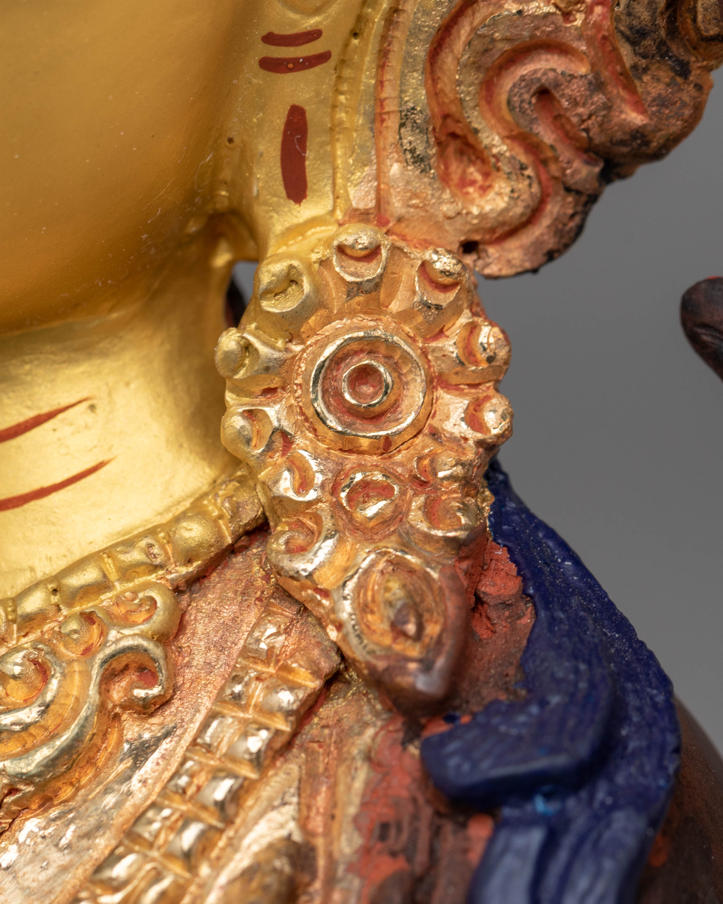 Chenrezig Handcrafted Tibetan Sculpture | Spiritual Decor for Meditation & Blessings