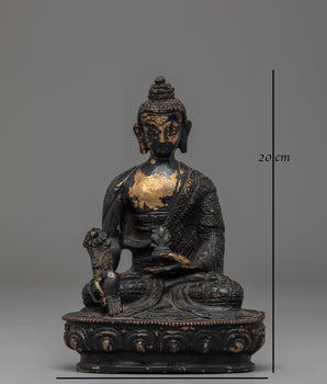 Himalayan Healing Buddha Sculpture | Tibetan Buddha Art