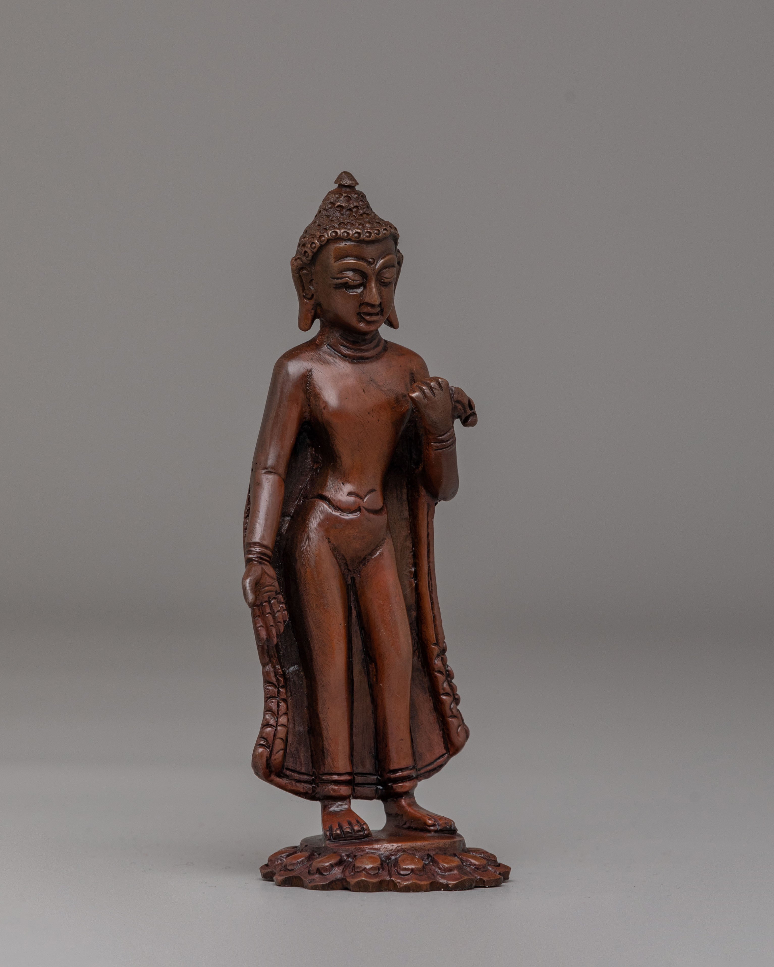Spiritual Dipankara Buddha Statue | Oxidized Copper Body