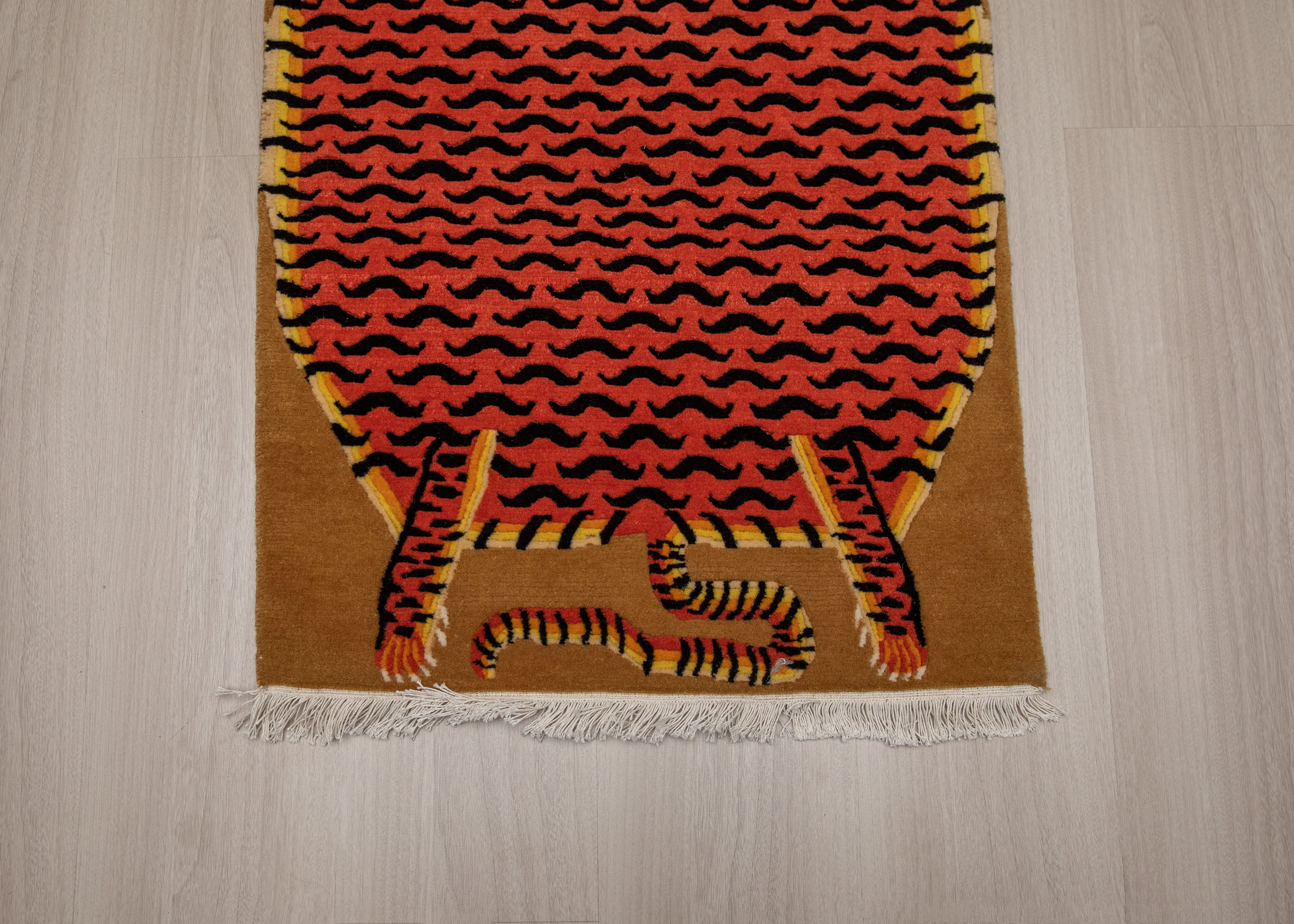 Traditional Wool Rug | Spiritual Artwork for Meditation