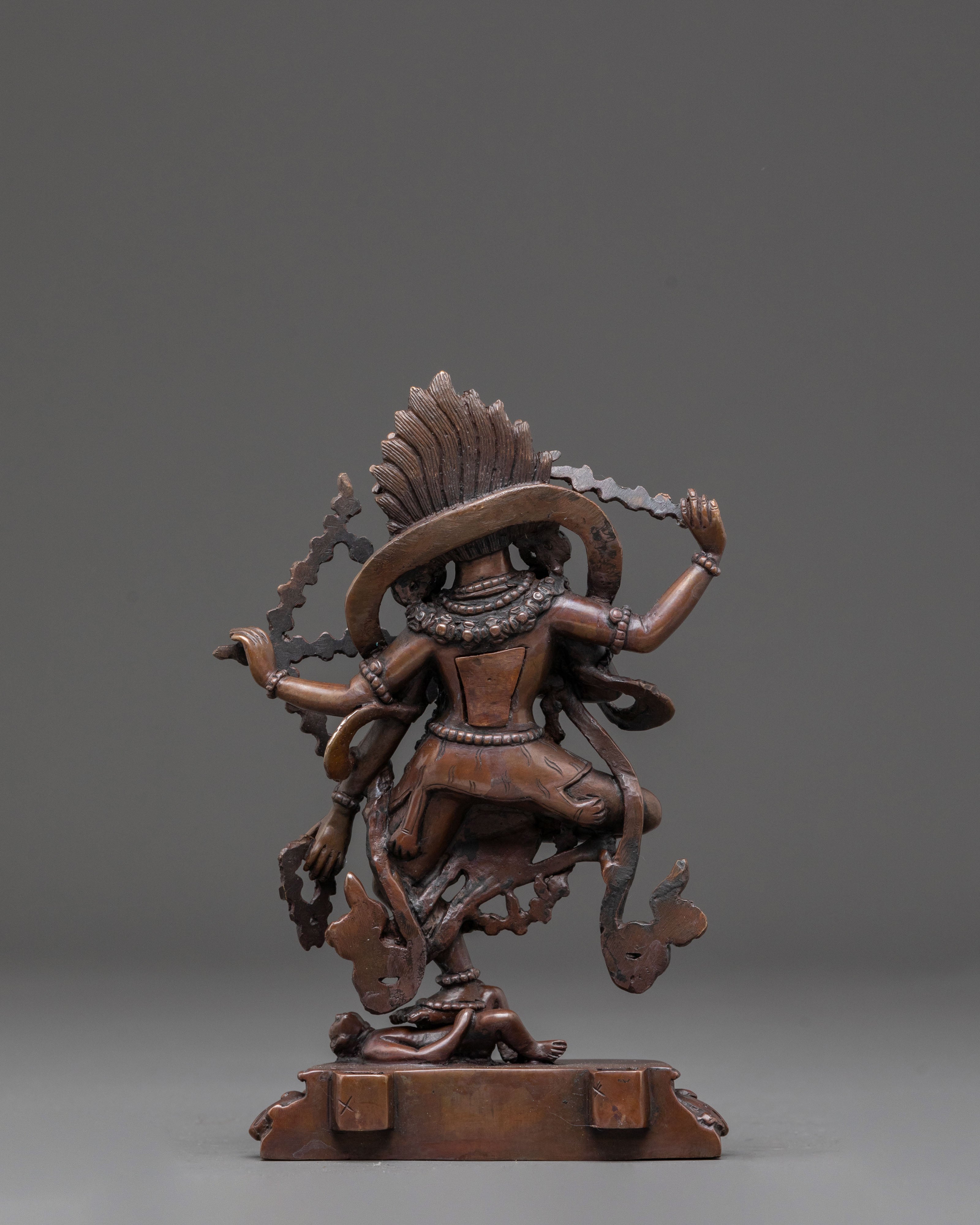 Handcrafted Kurukulla Buddhist Statue | Tibetan Artwork for Altar Decor